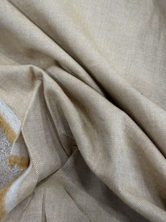 EMILE 033 camel cotton colourwoven shirting twill