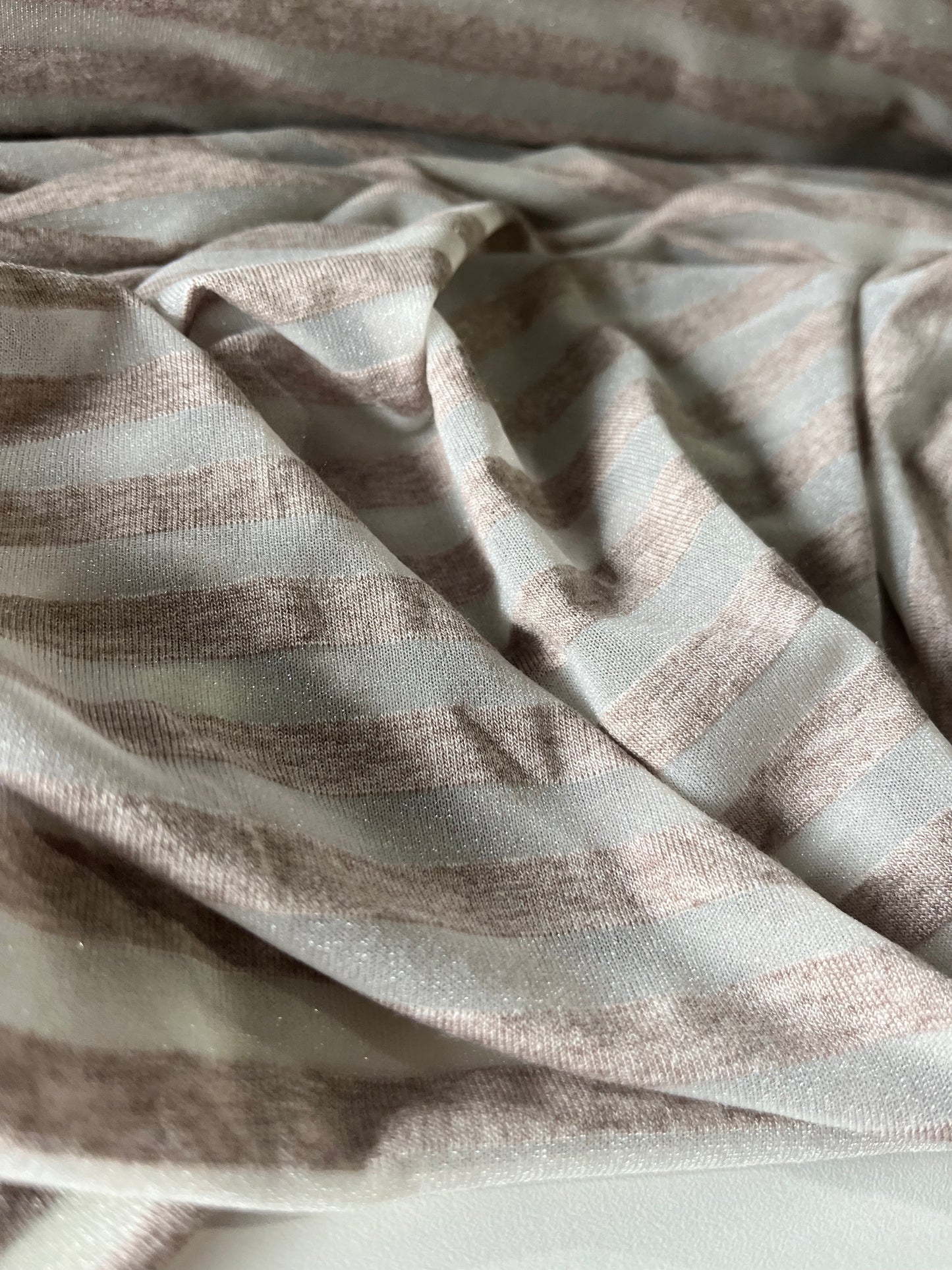 ALESSIA 008 fantasy jersey stripes greige