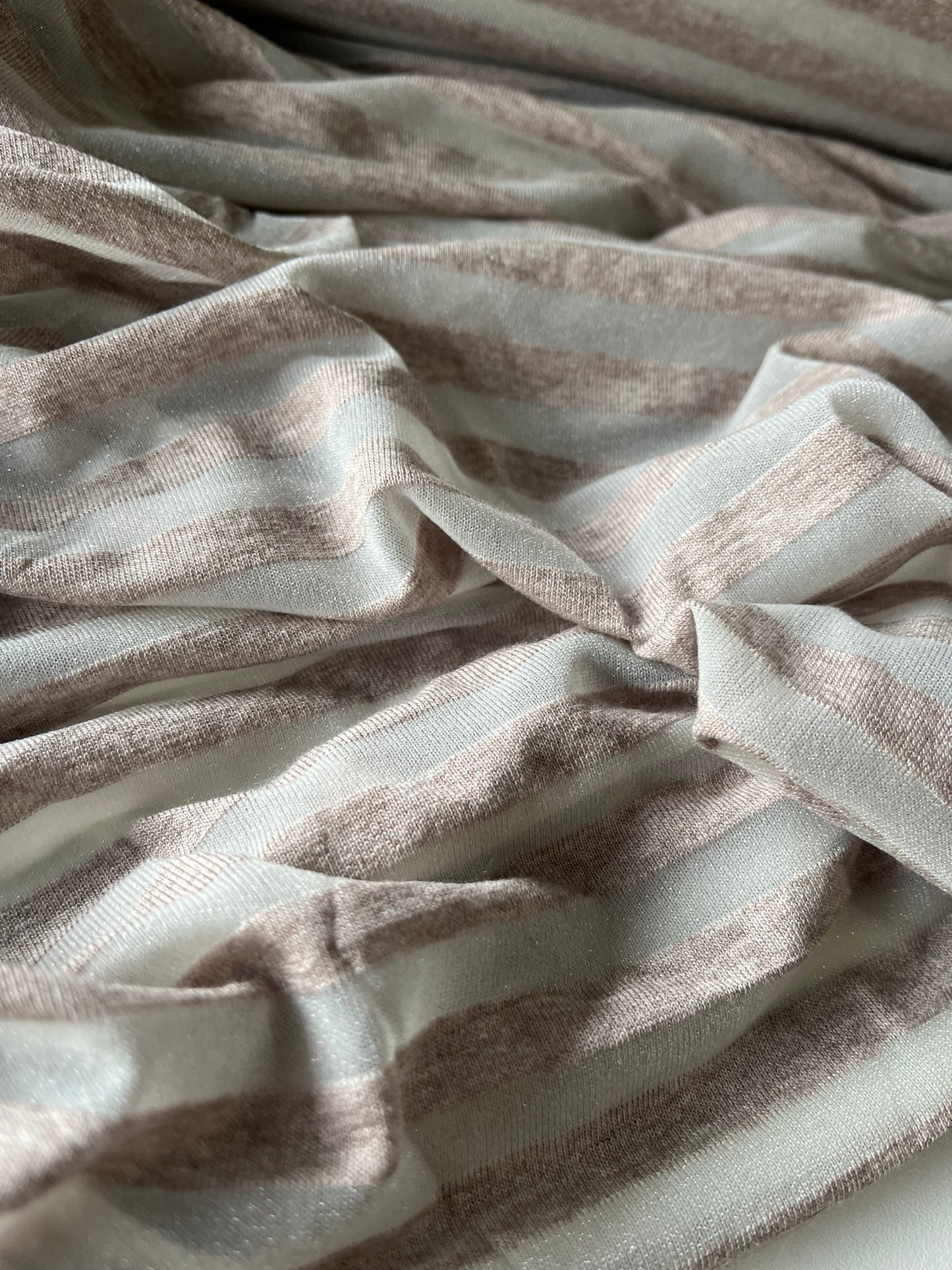 ALESSIA 008 fantasy jersey stripes greige