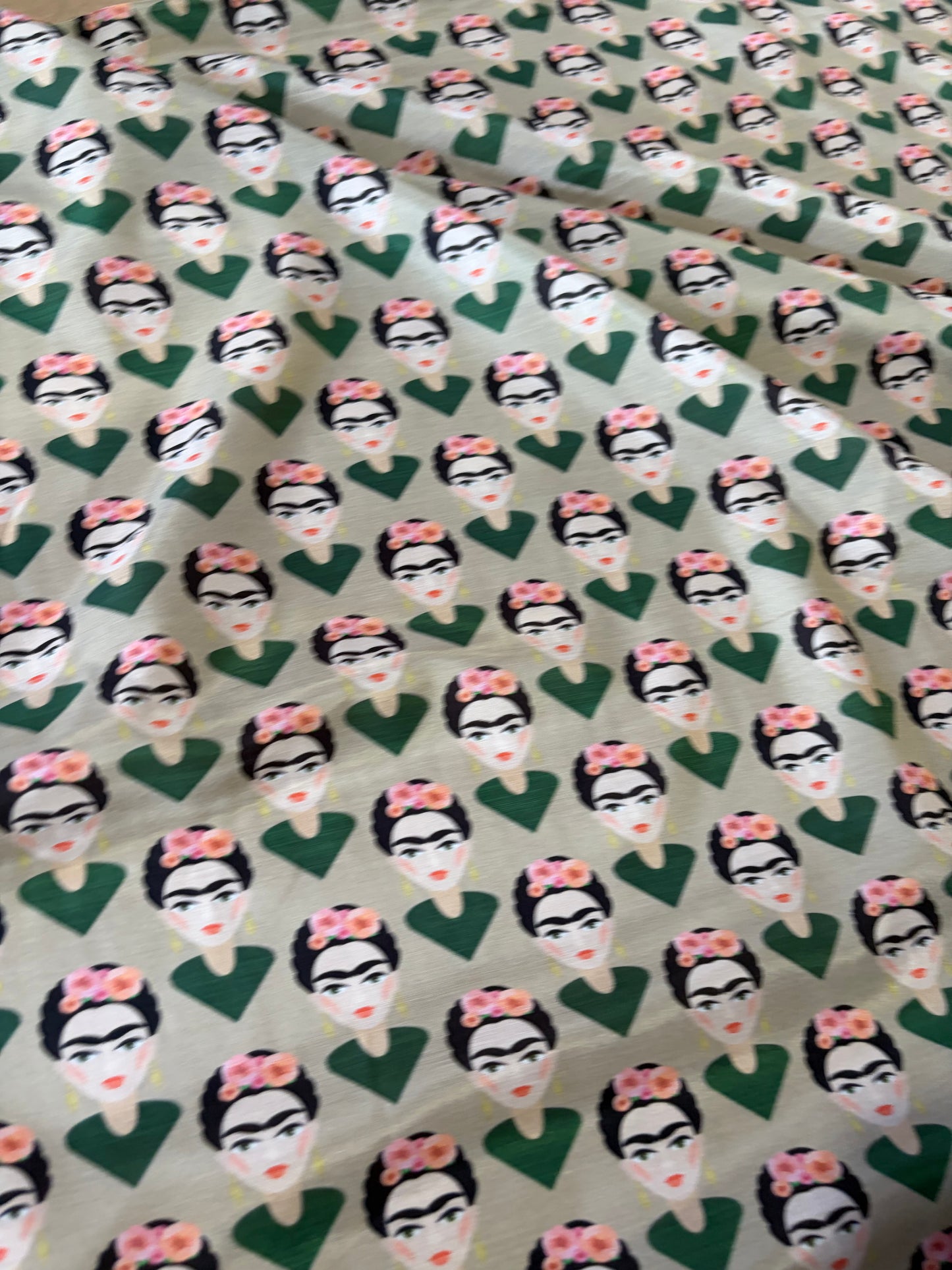 KRUSTY 026 Geisha viscose satin  print
