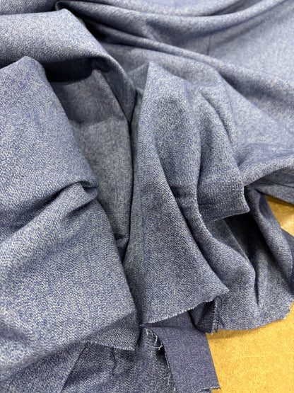 EMILE 035 indigo cotton colourwoven 3mm gingham