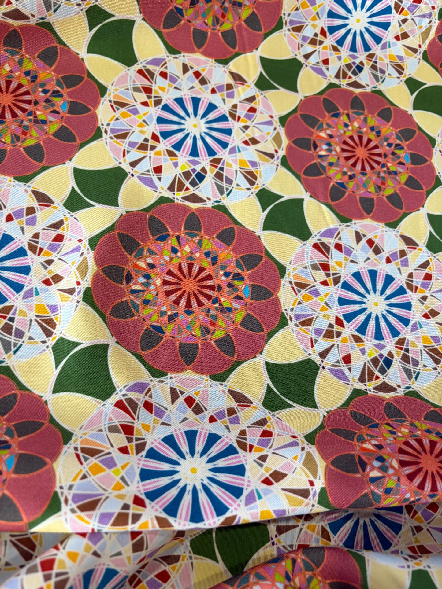 KRUSTY 027 psychedelic viscose twill print