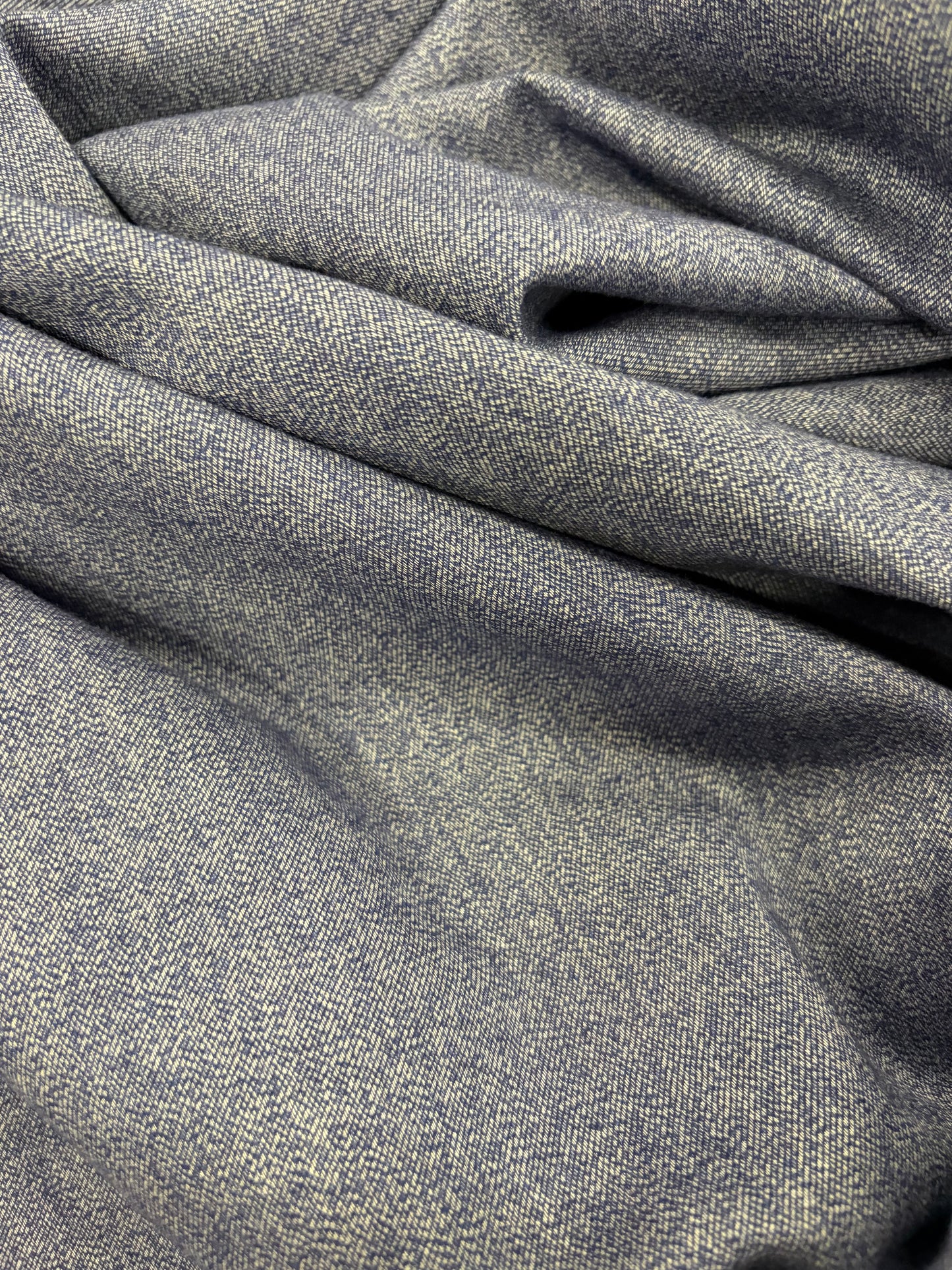 EMILE 036 dark blue cotton colourwoven shirting twill