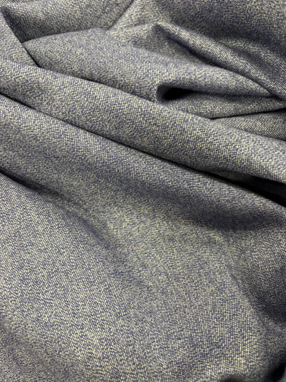 EMILE 036 dark blue cotton colourwoven shirting twill