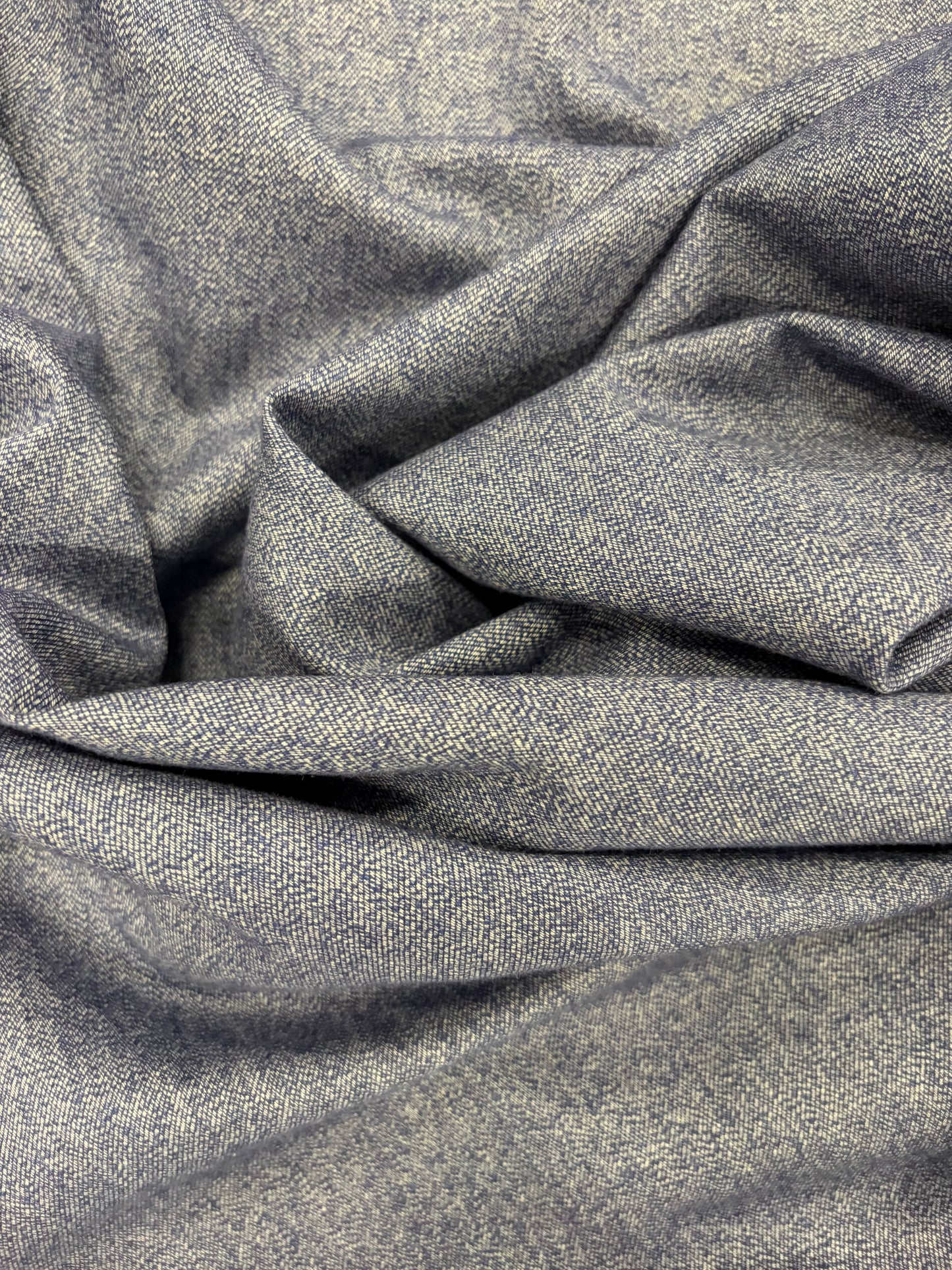 EMILE 036 dark blue cotton colourwoven shirting twill