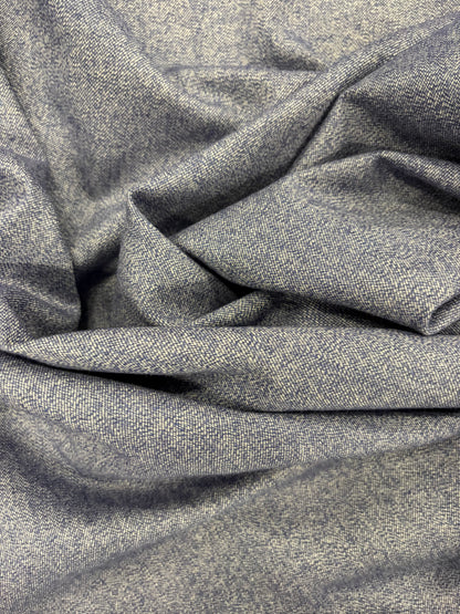 EMILE 036 dark blue cotton colourwoven shirting twill
