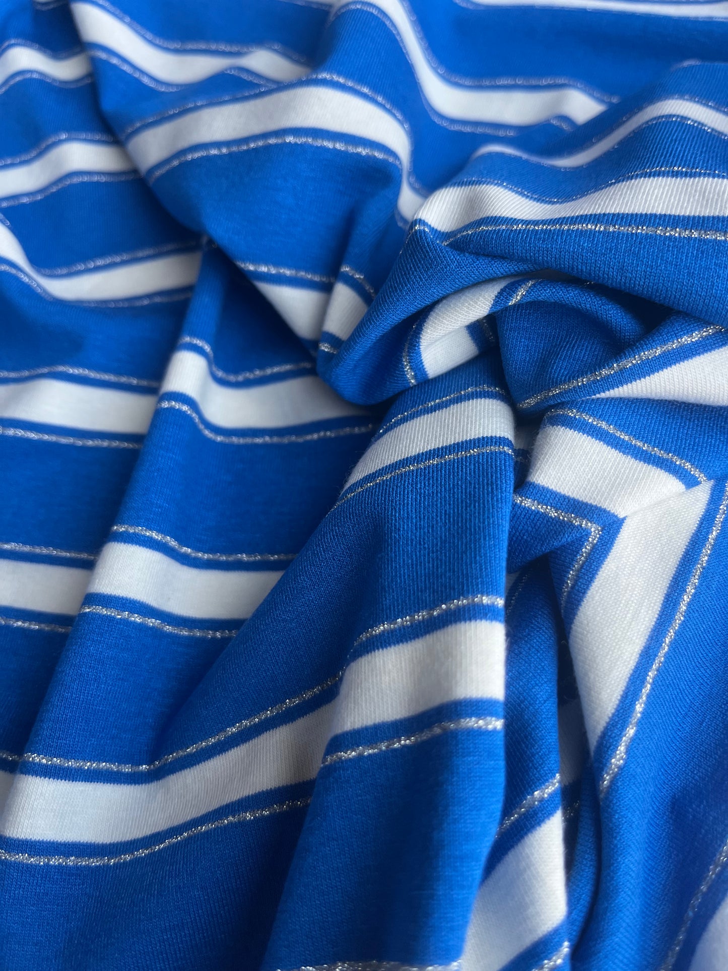 OLGA 021 viscose jersey stripes with lurex