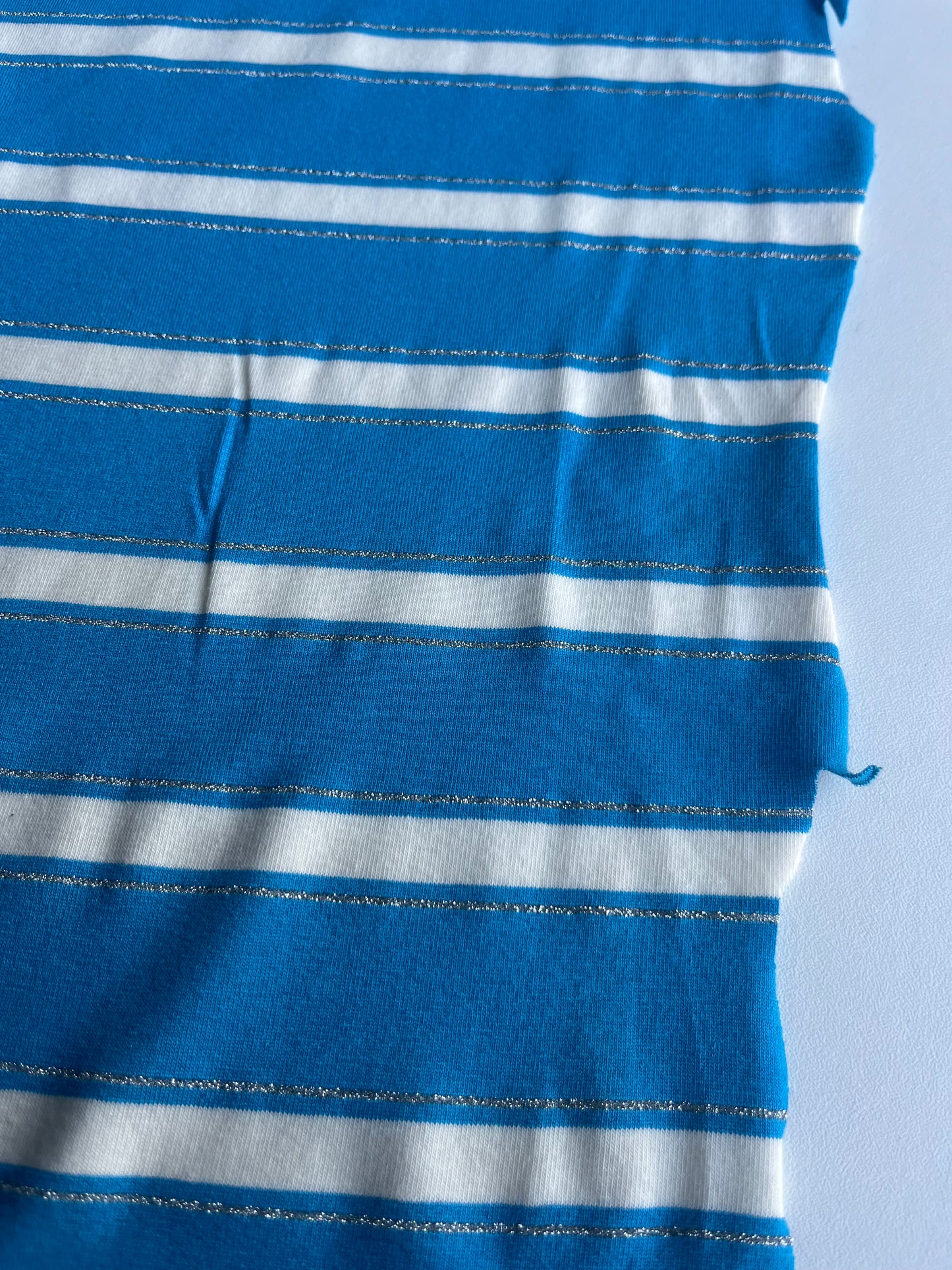 OLGA 022 viscose jersey stripes with lurex