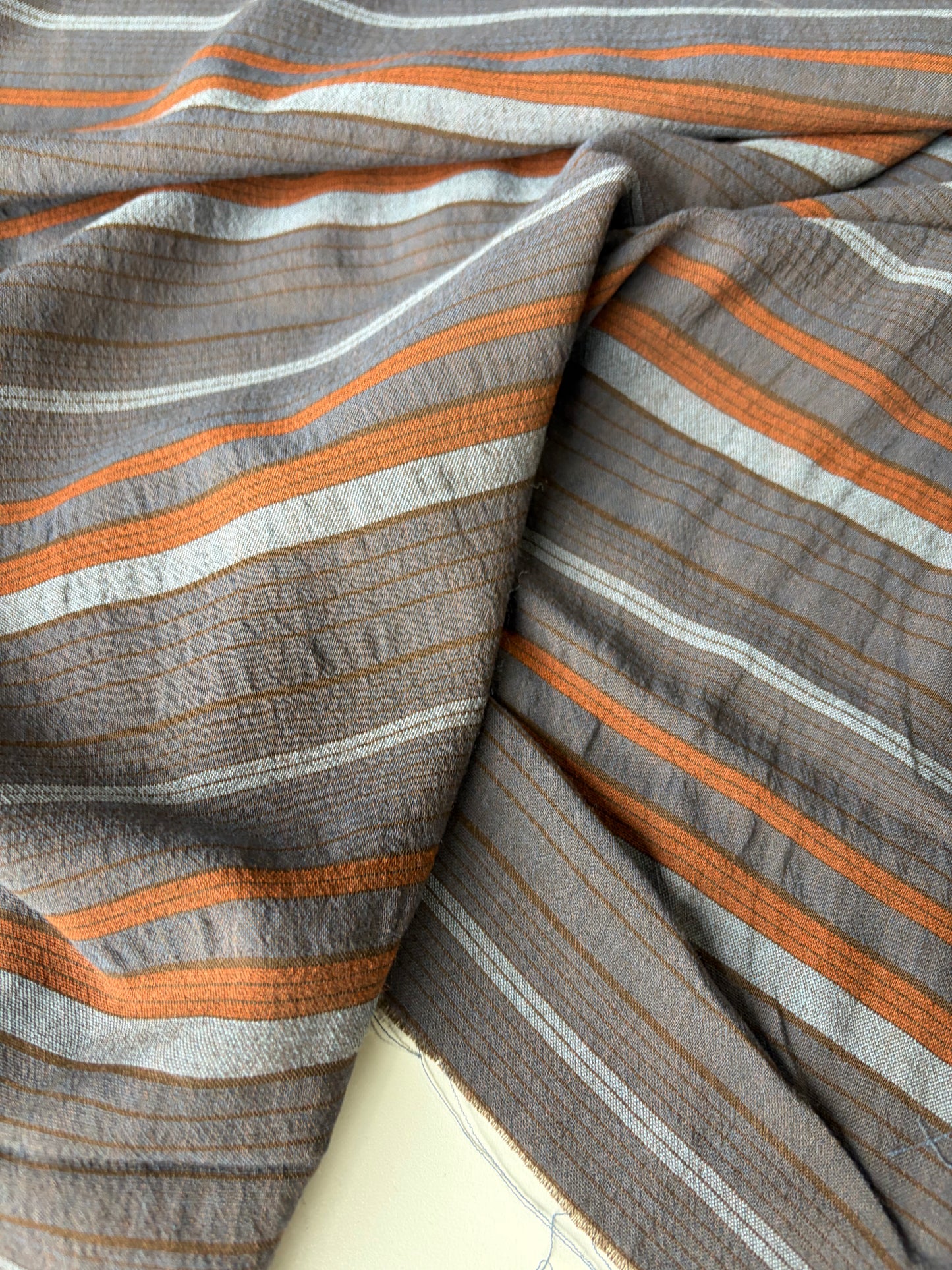 LC BOB 011 colourwoven cotton voile stripes