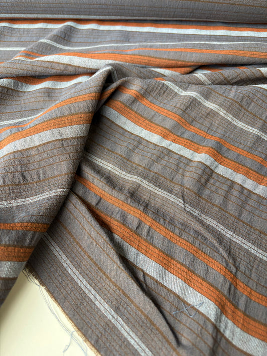 LC BOB 011 colourwoven cotton voile stripes