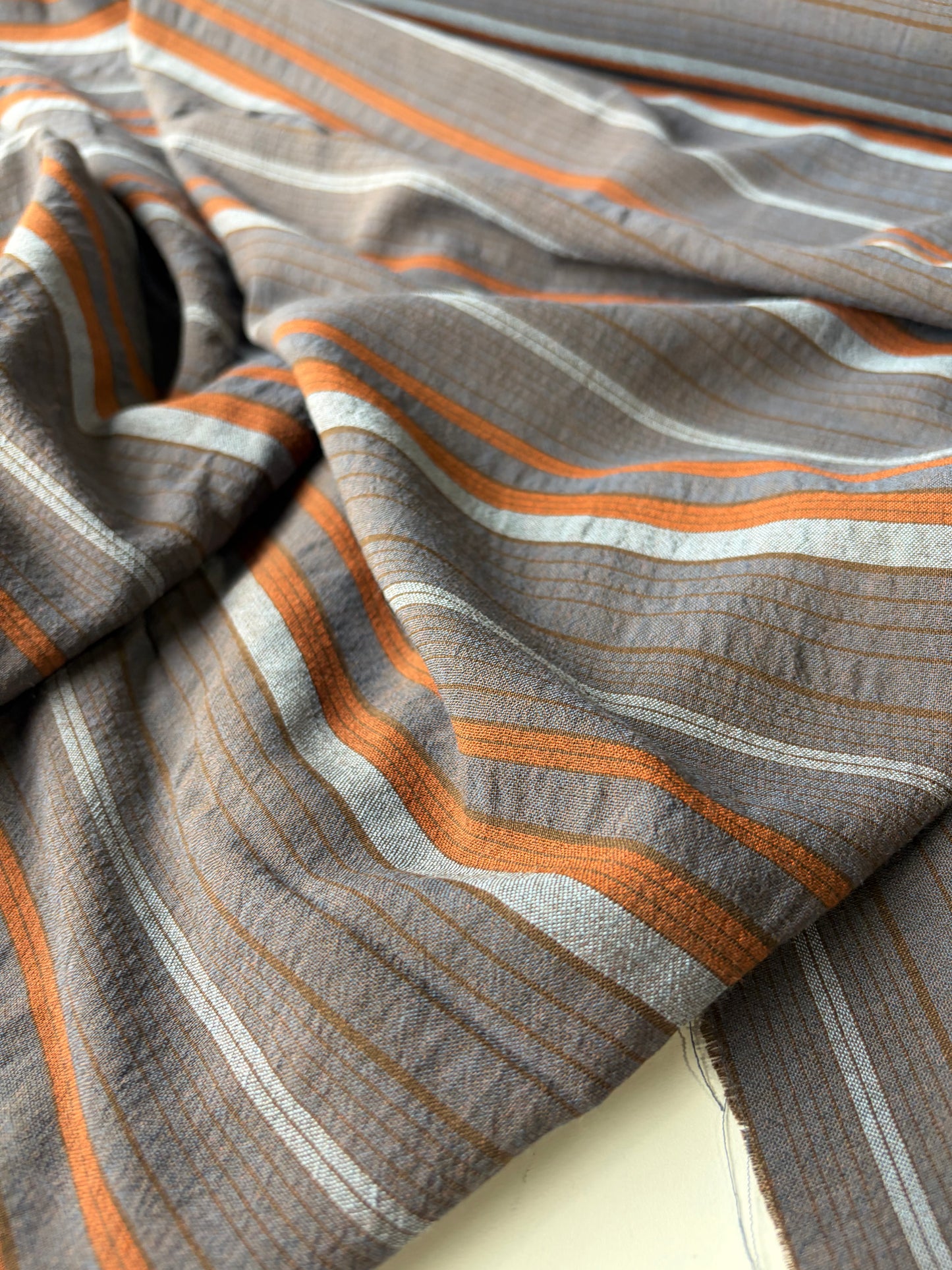 LC BOB 011 colourwoven cotton voile stripes