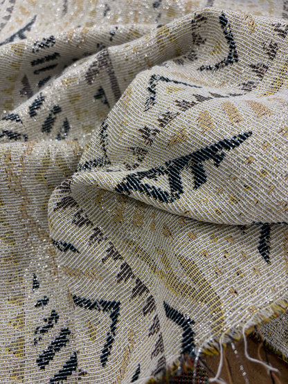 TASHA 003 cotton lurex jacquard