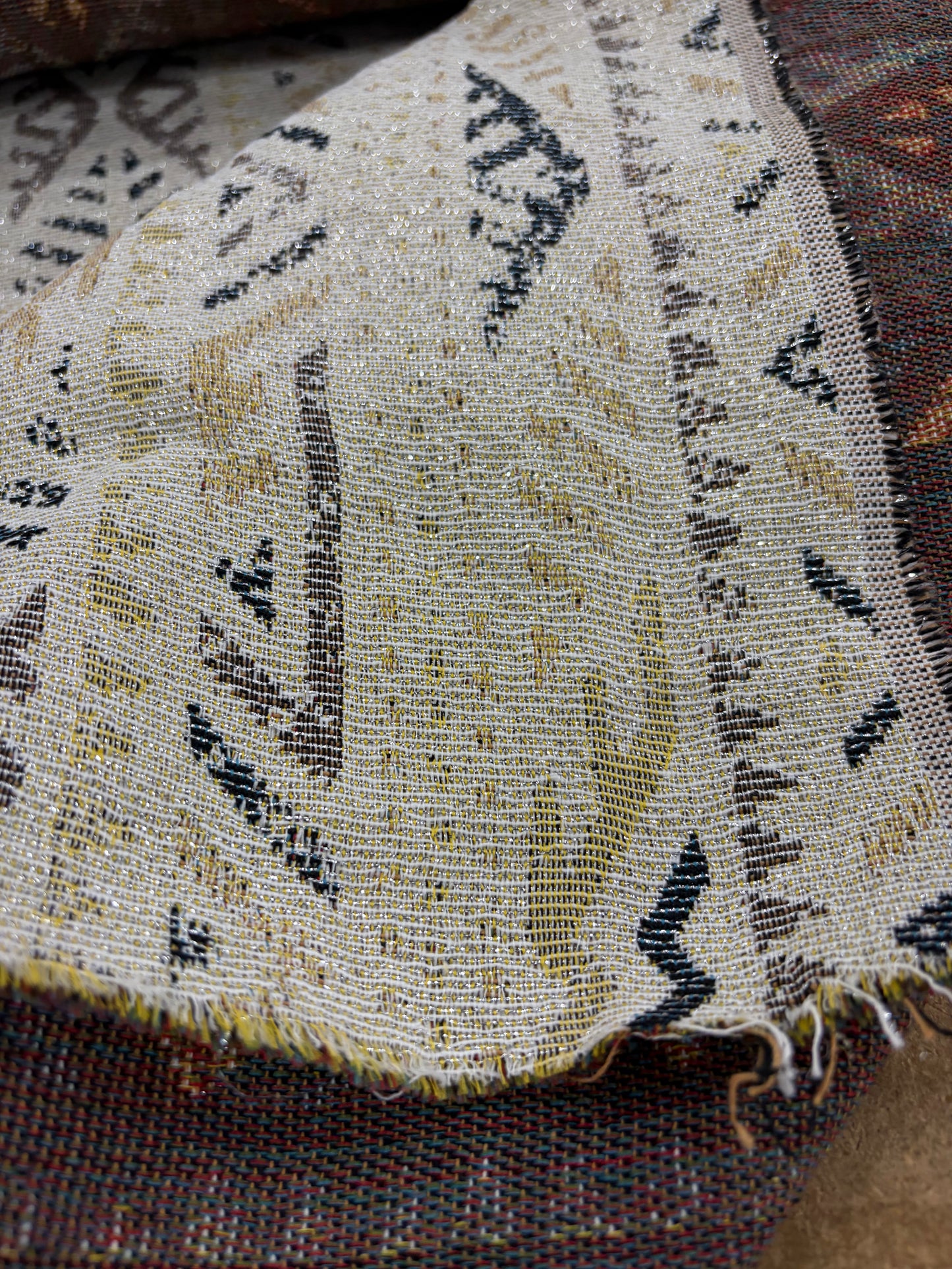 TASHA 003 cotton lurex jacquard