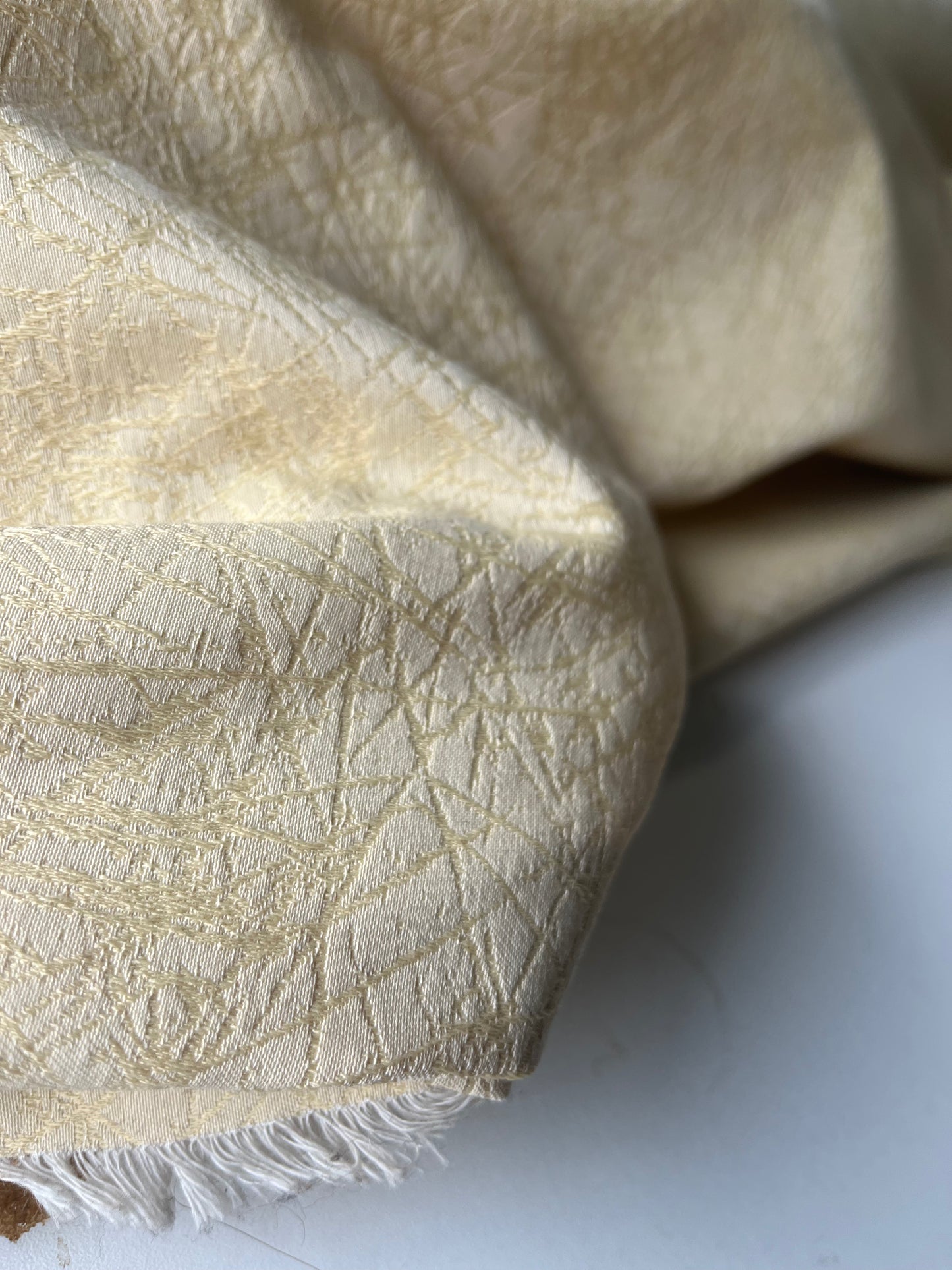 ALESSIA 016 cotton jacquard  vanilla