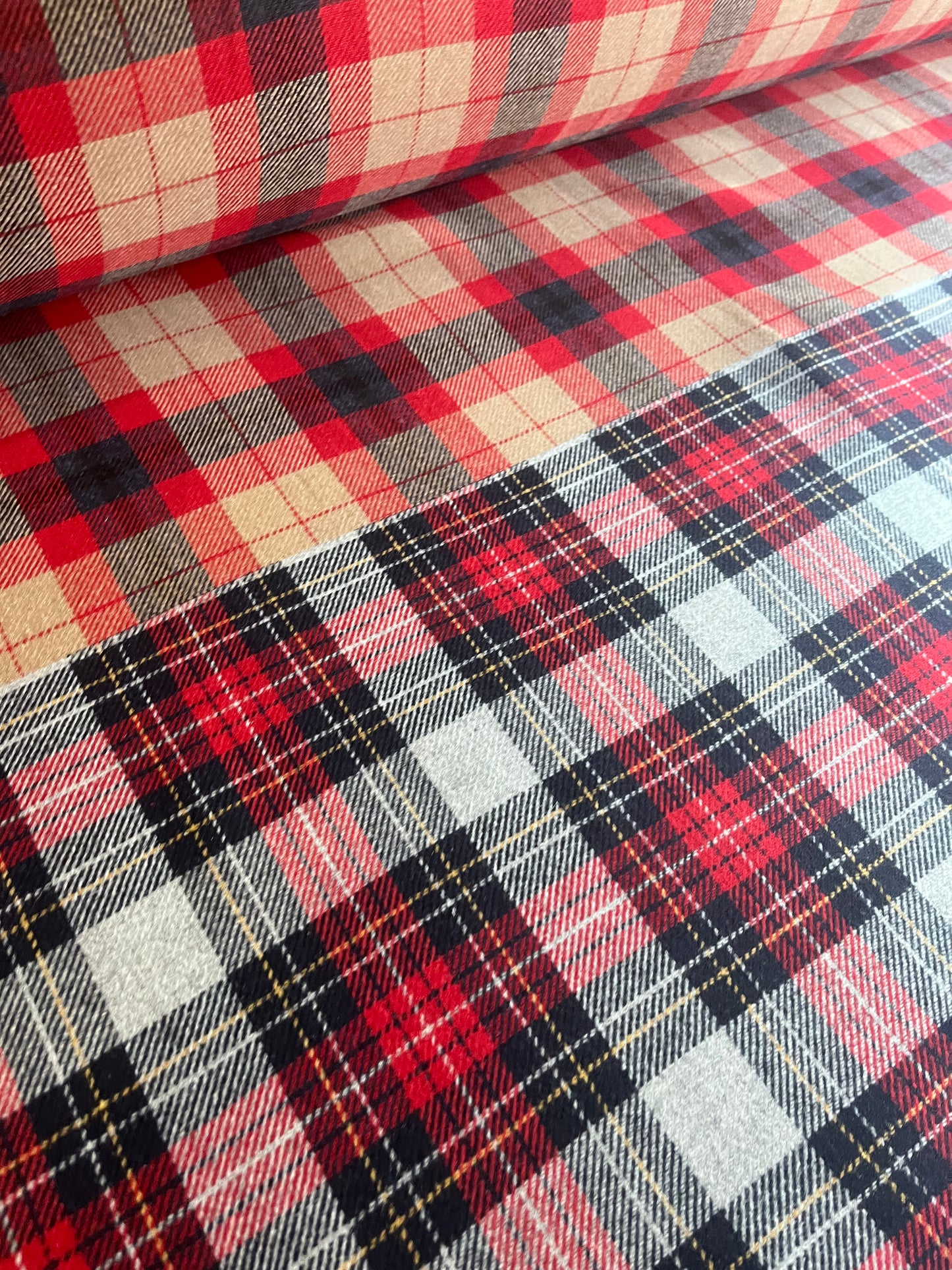 KAREN 001  heavy wool check patchwork from Tommy H