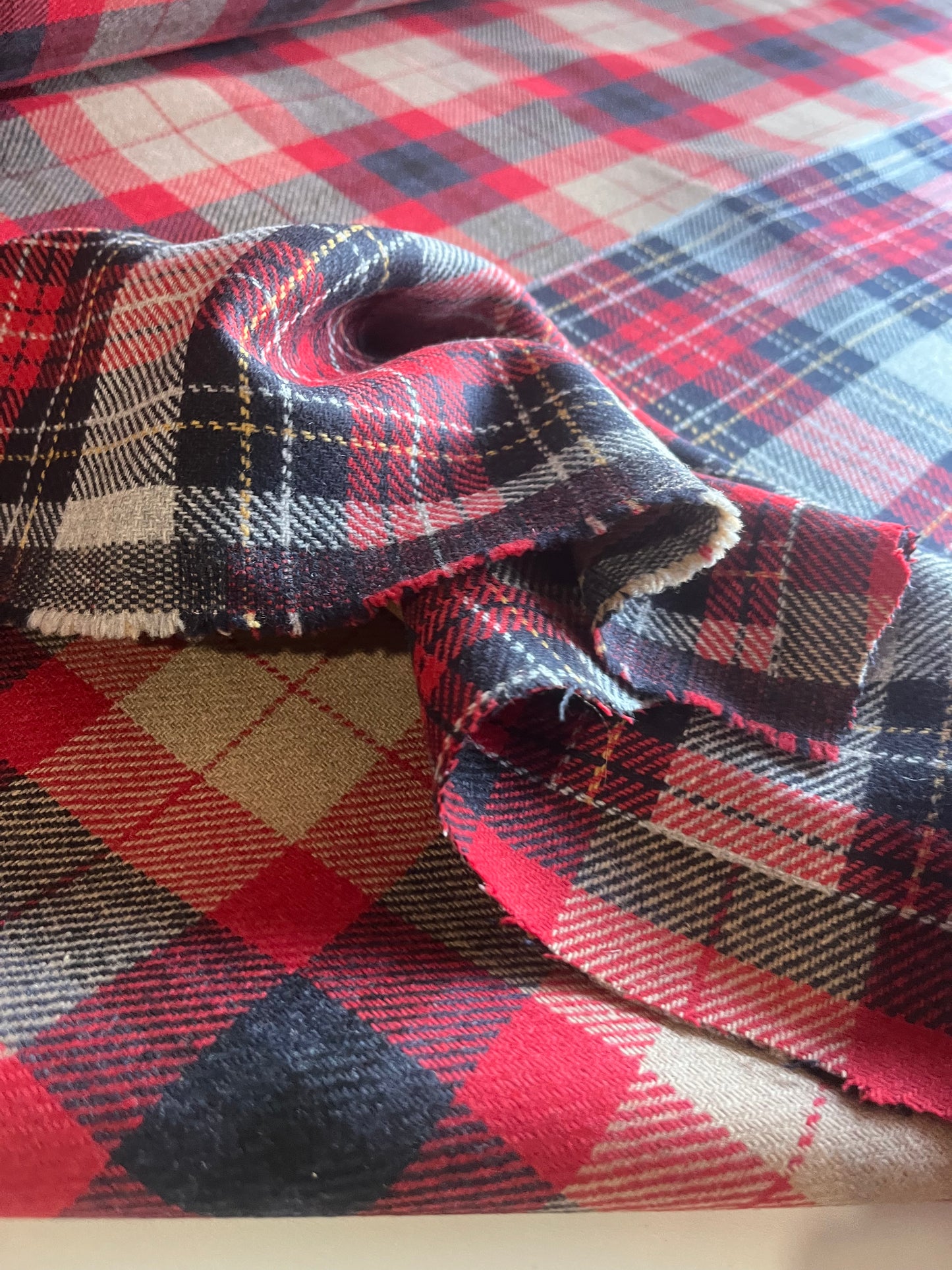 KAREN 001  heavy wool check patchwork from Tommy H