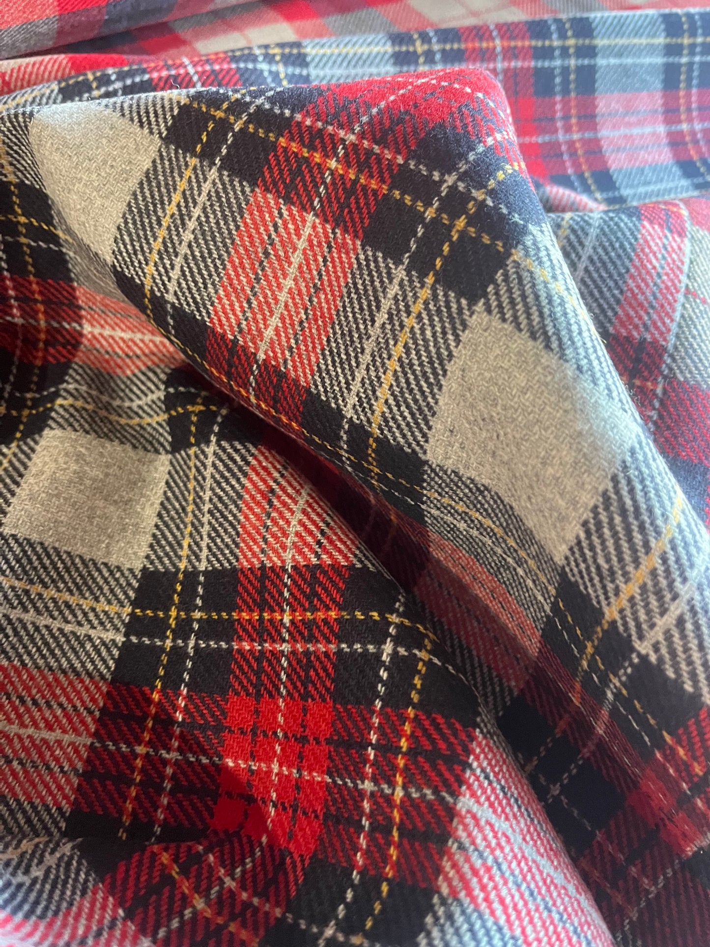 KAREN 001  heavy wool check patchwork from Tommy H