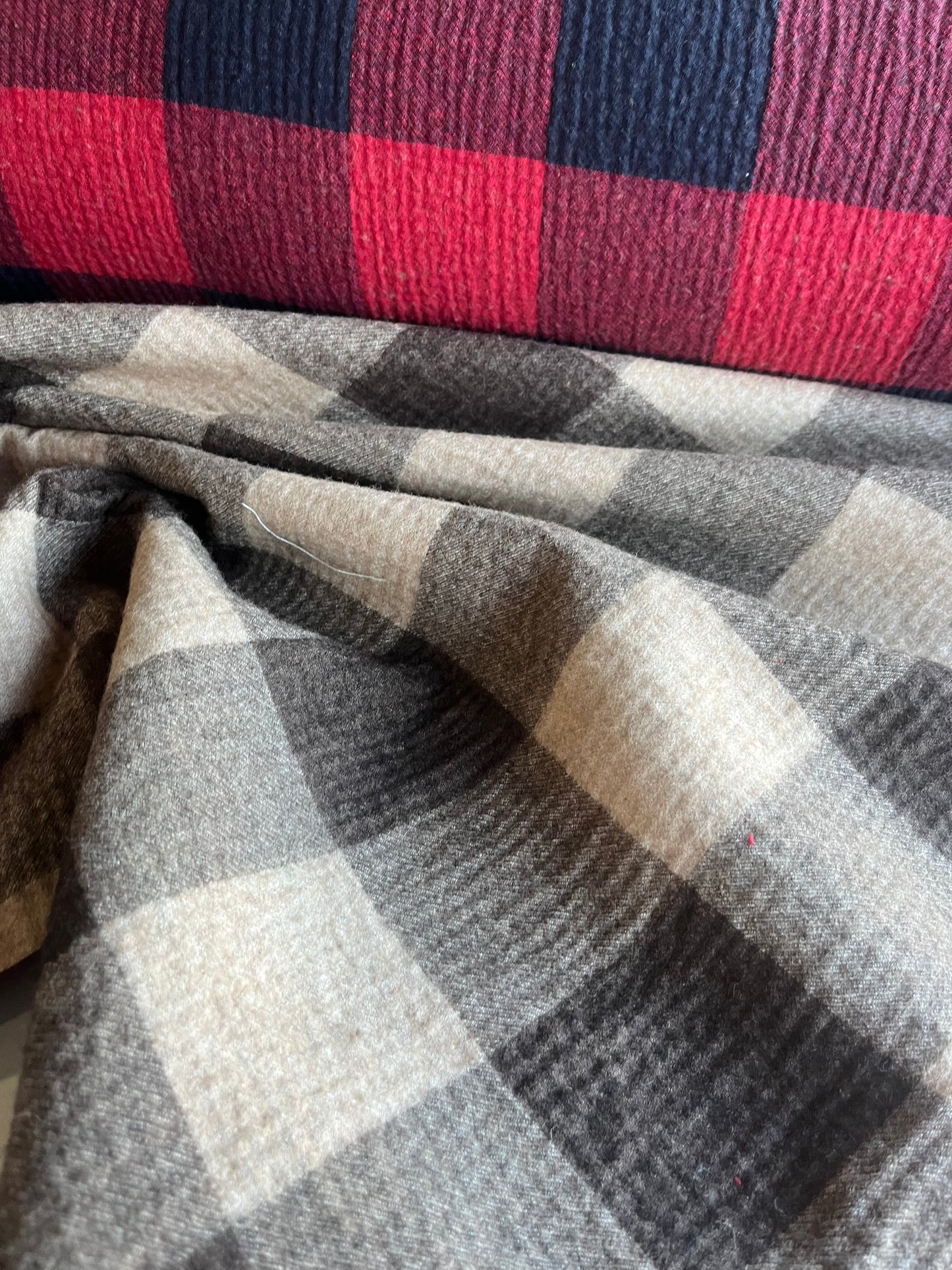 KAREN 002  heavy wool check patchwork from Tommy H