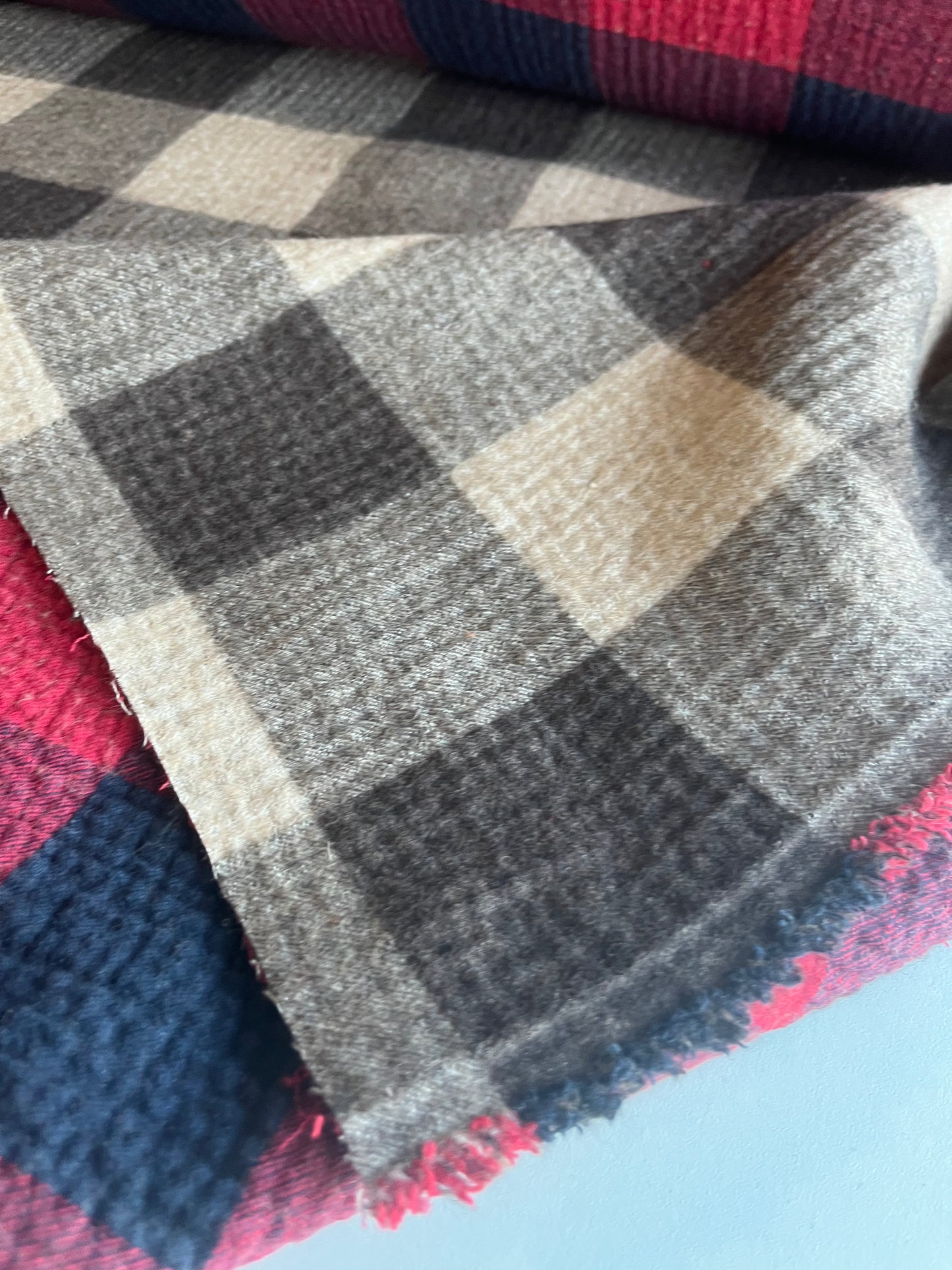 KAREN 002  heavy wool check patchwork from Tommy H