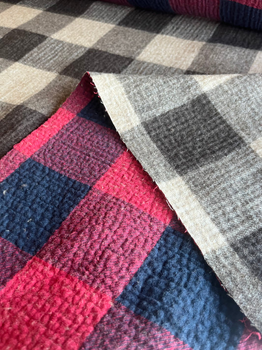 KAREN 002  heavy wool check patchwork from Tommy H