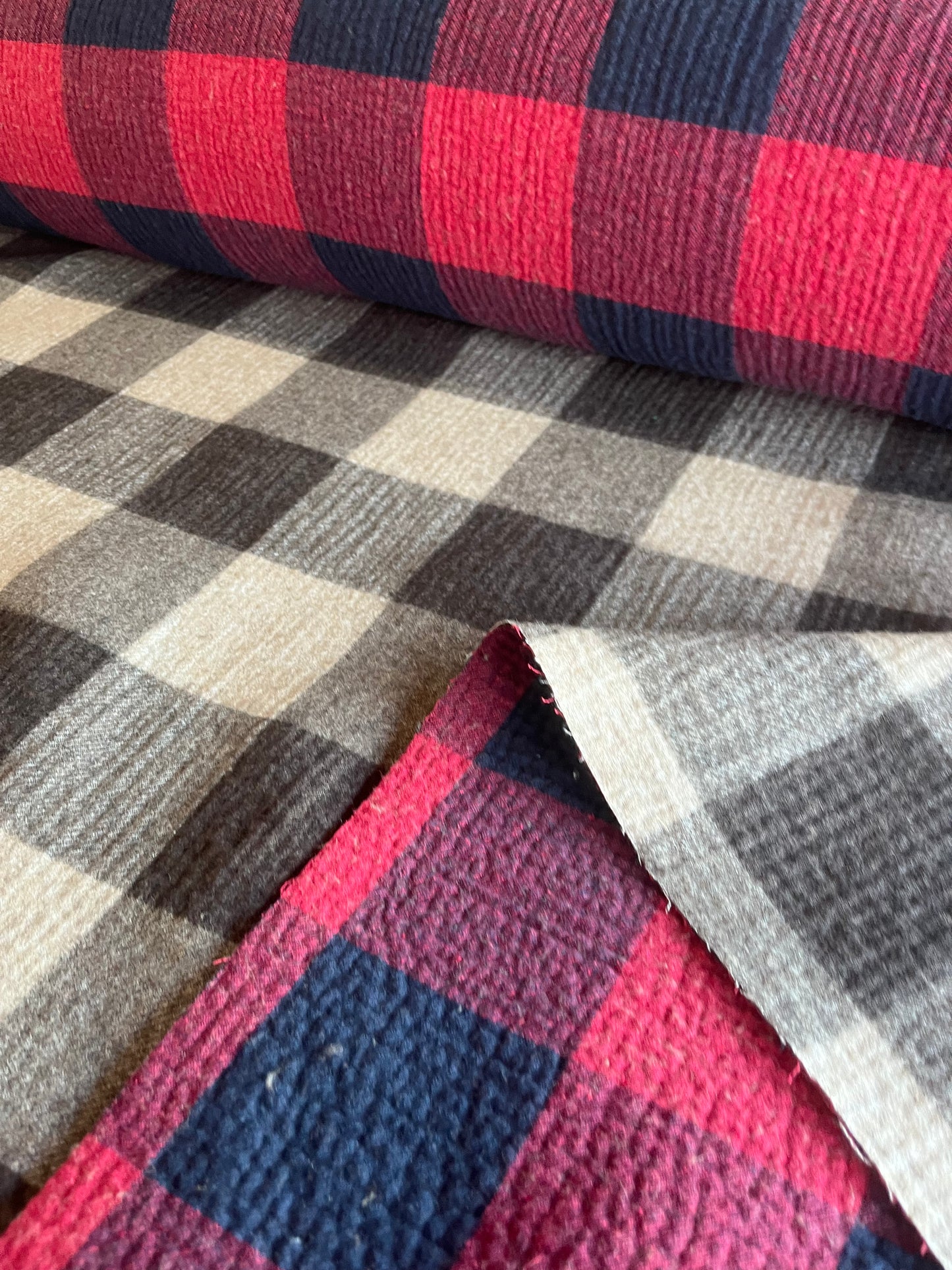 KAREN 002  heavy wool check patchwork from Tommy H