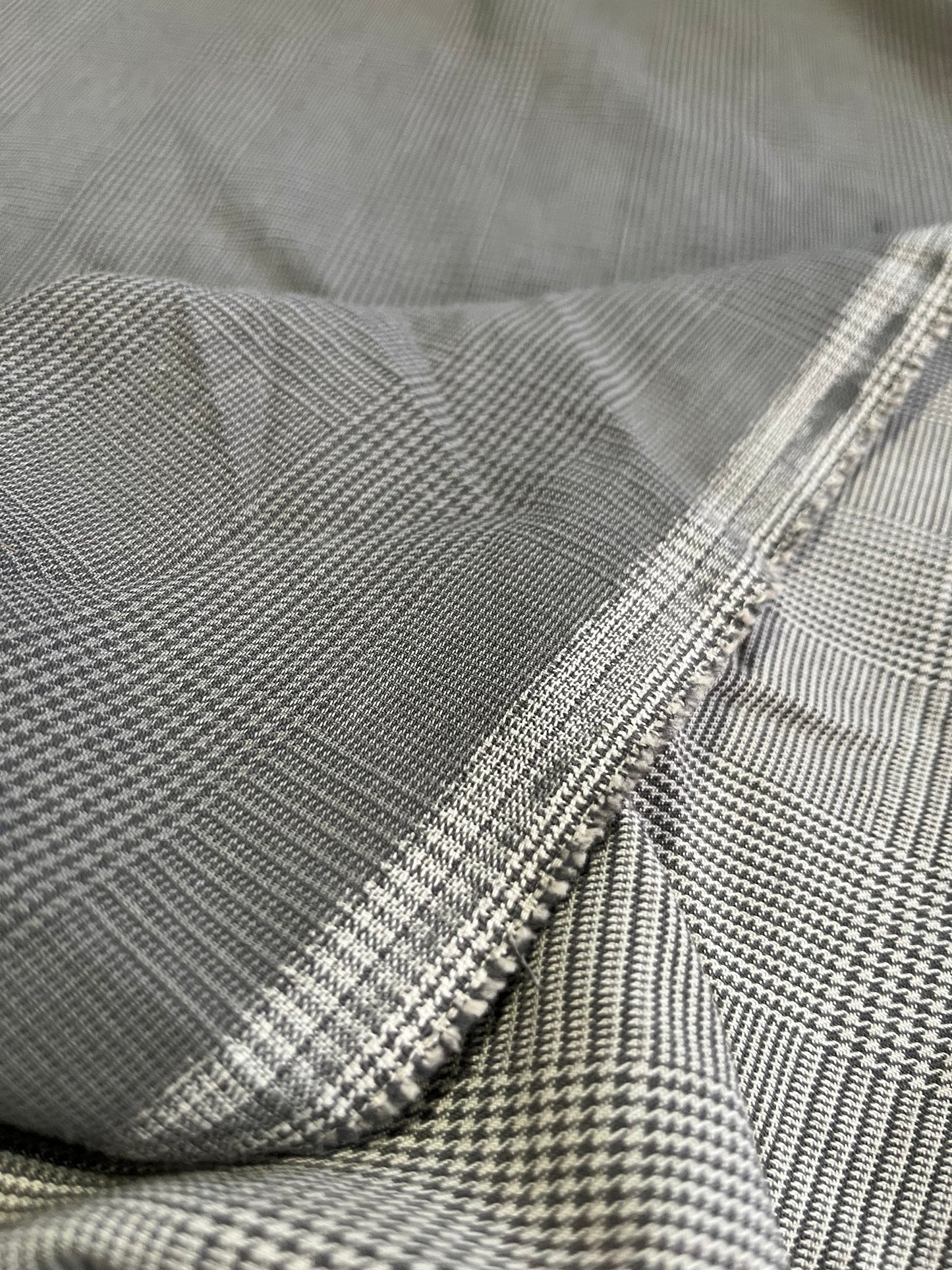 B02 JUST 1060  stretch cotton check overdyed