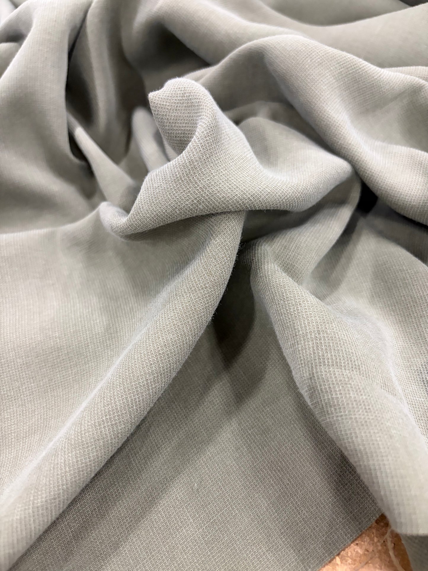 TASHA 015 khaky cotton colourwoven stretch shirting stripes
