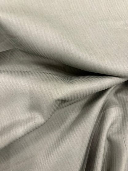 TASHA 015 khaky cotton colourwoven stretch shirting stripes