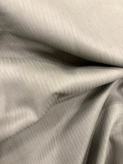TASHA 015 khaky cotton colourwoven stretch shirting stripes