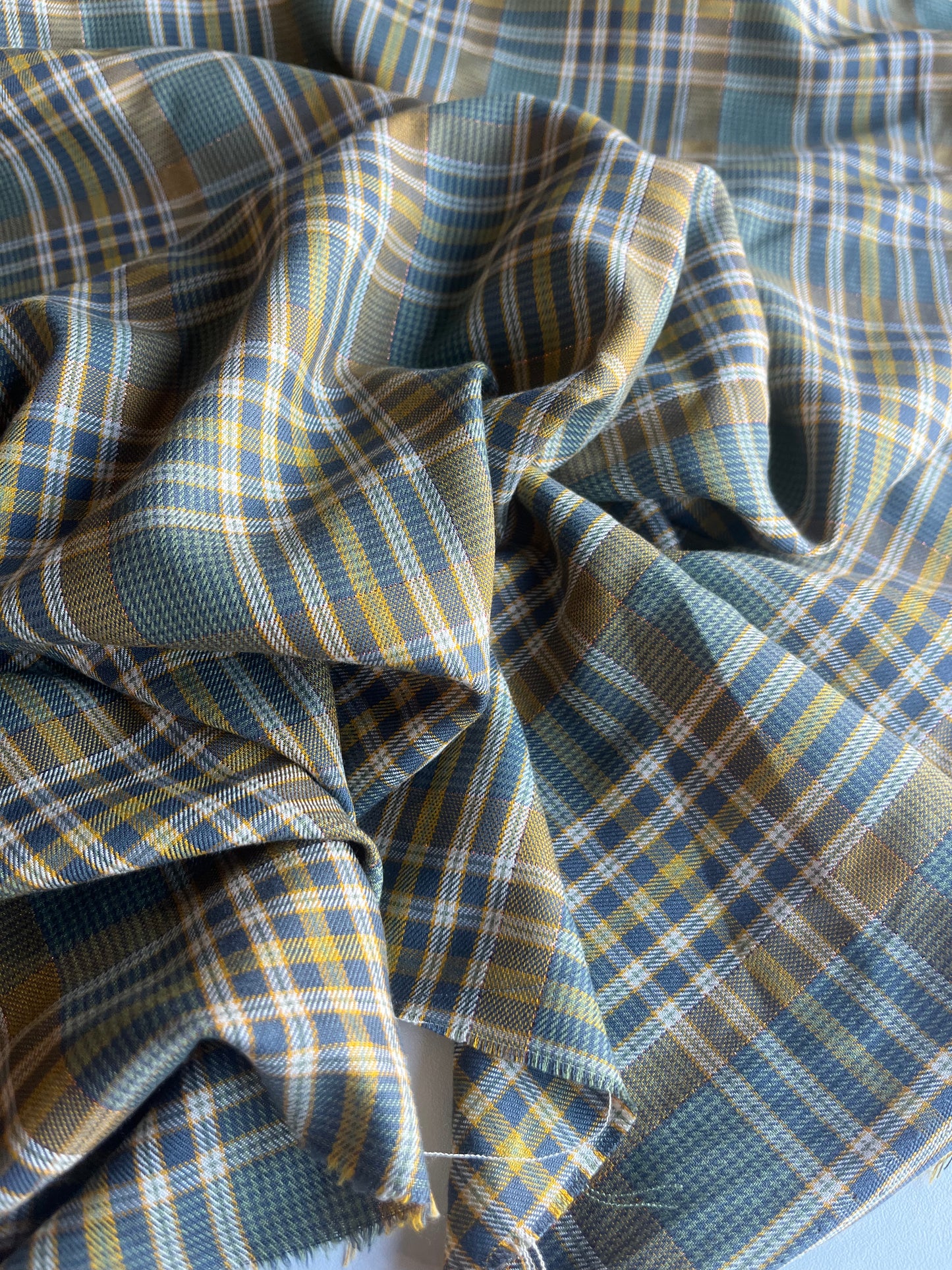 KAREN 009 cotton lurex check