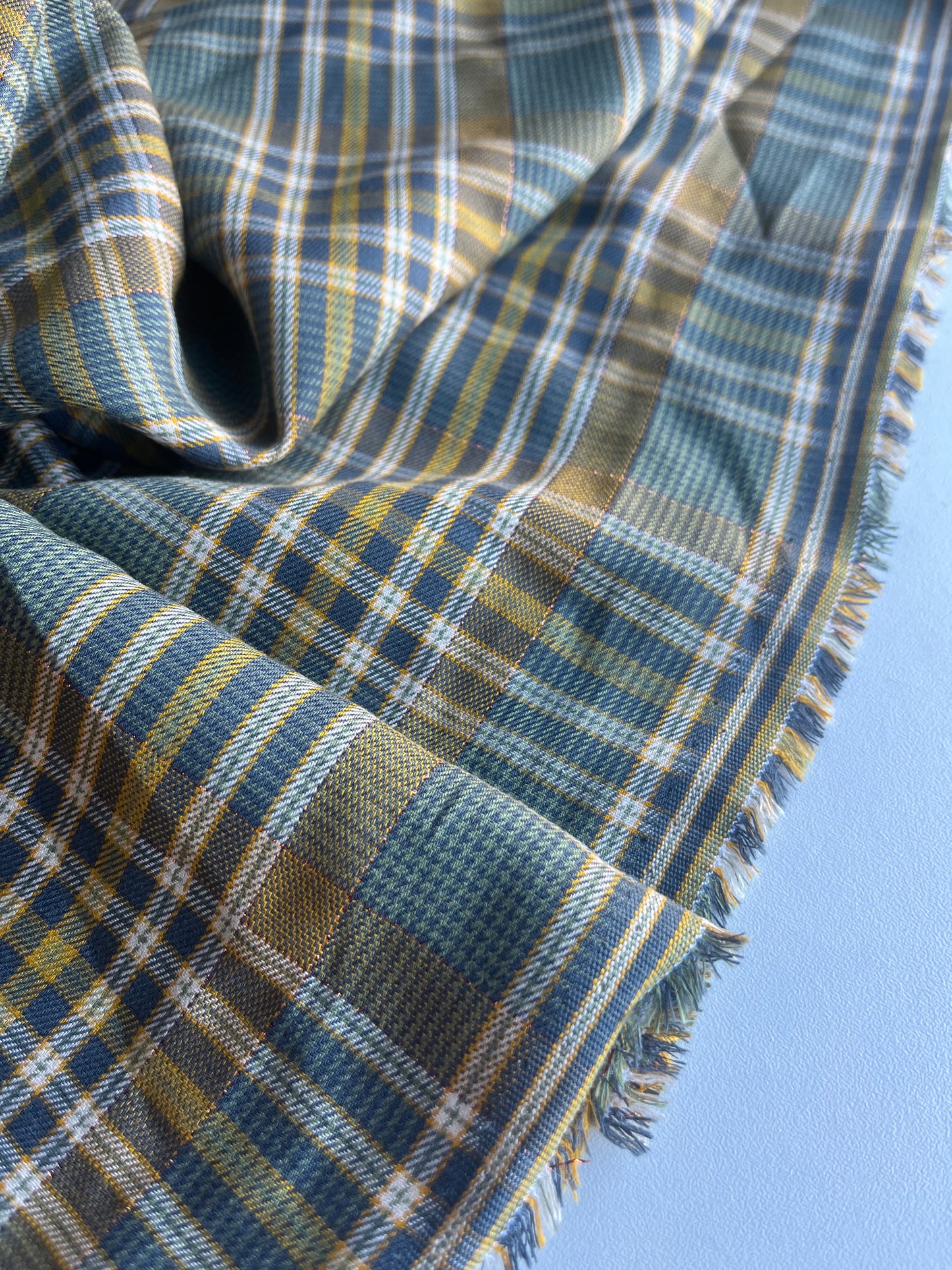 KAREN 009 cotton lurex check