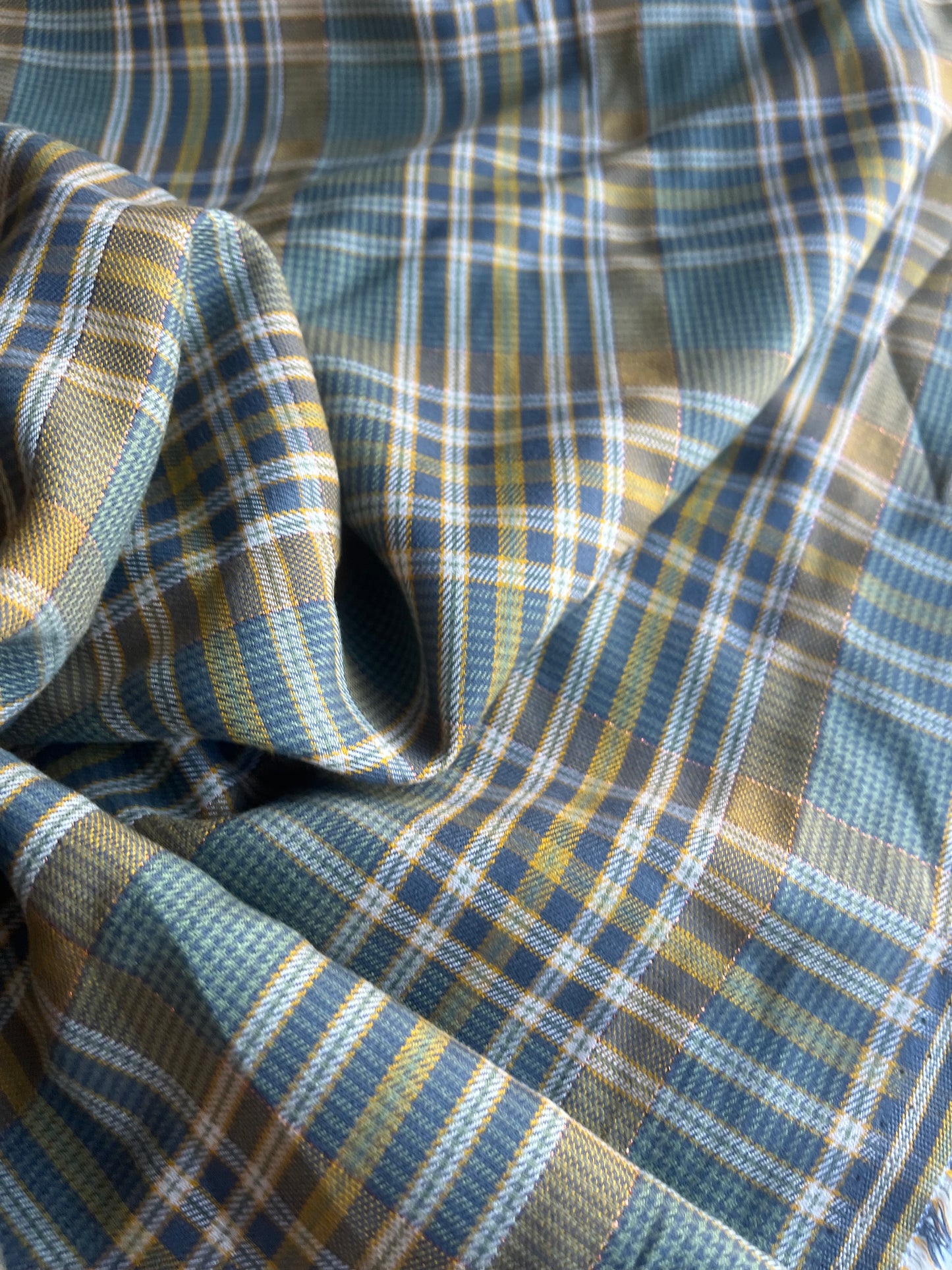 KAREN 009 cotton lurex check