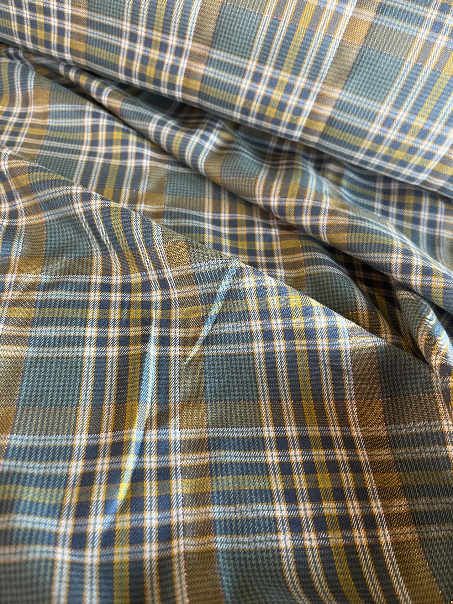 KAREN 009 cotton lurex check