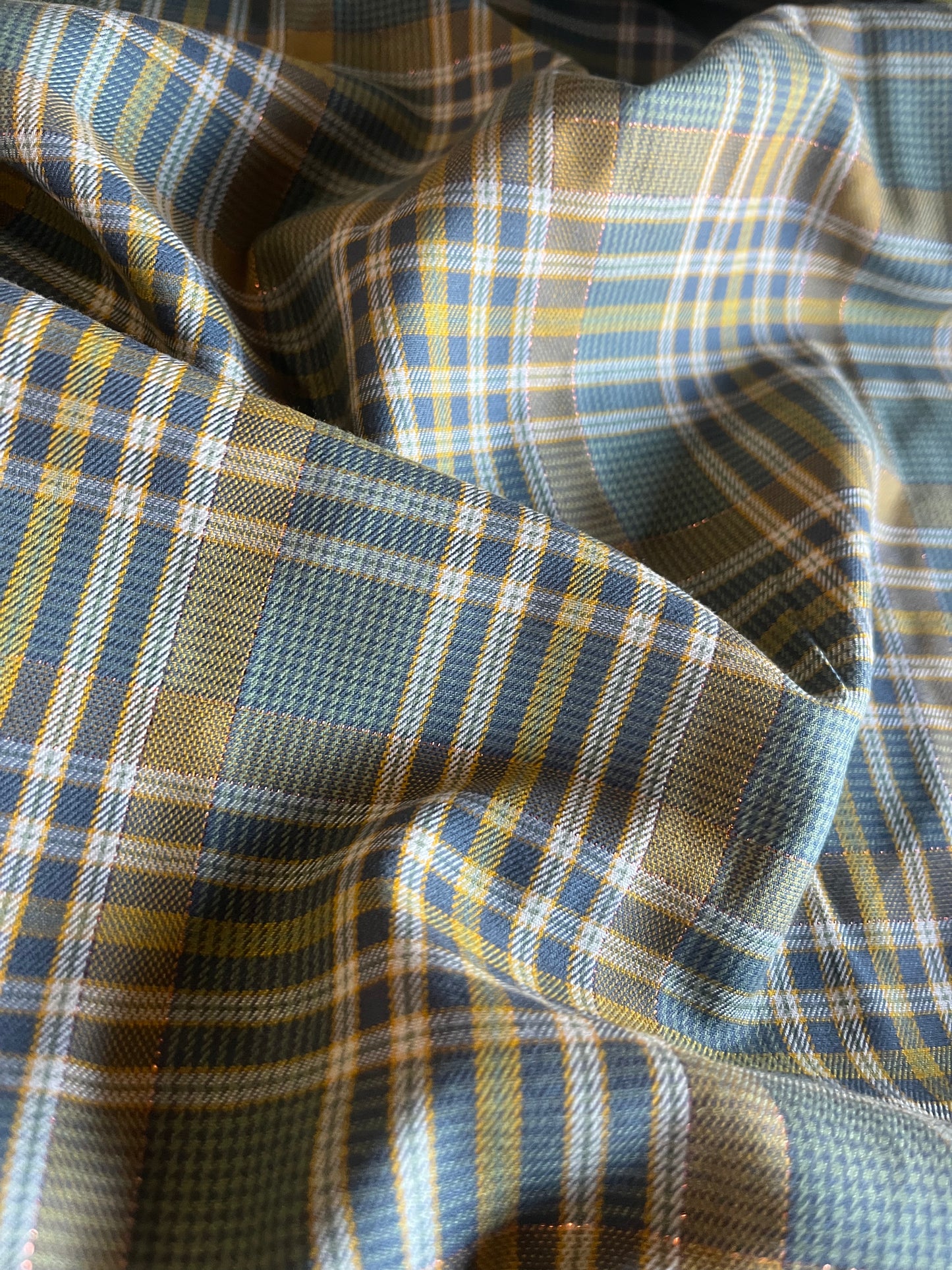 KAREN 009 cotton lurex check