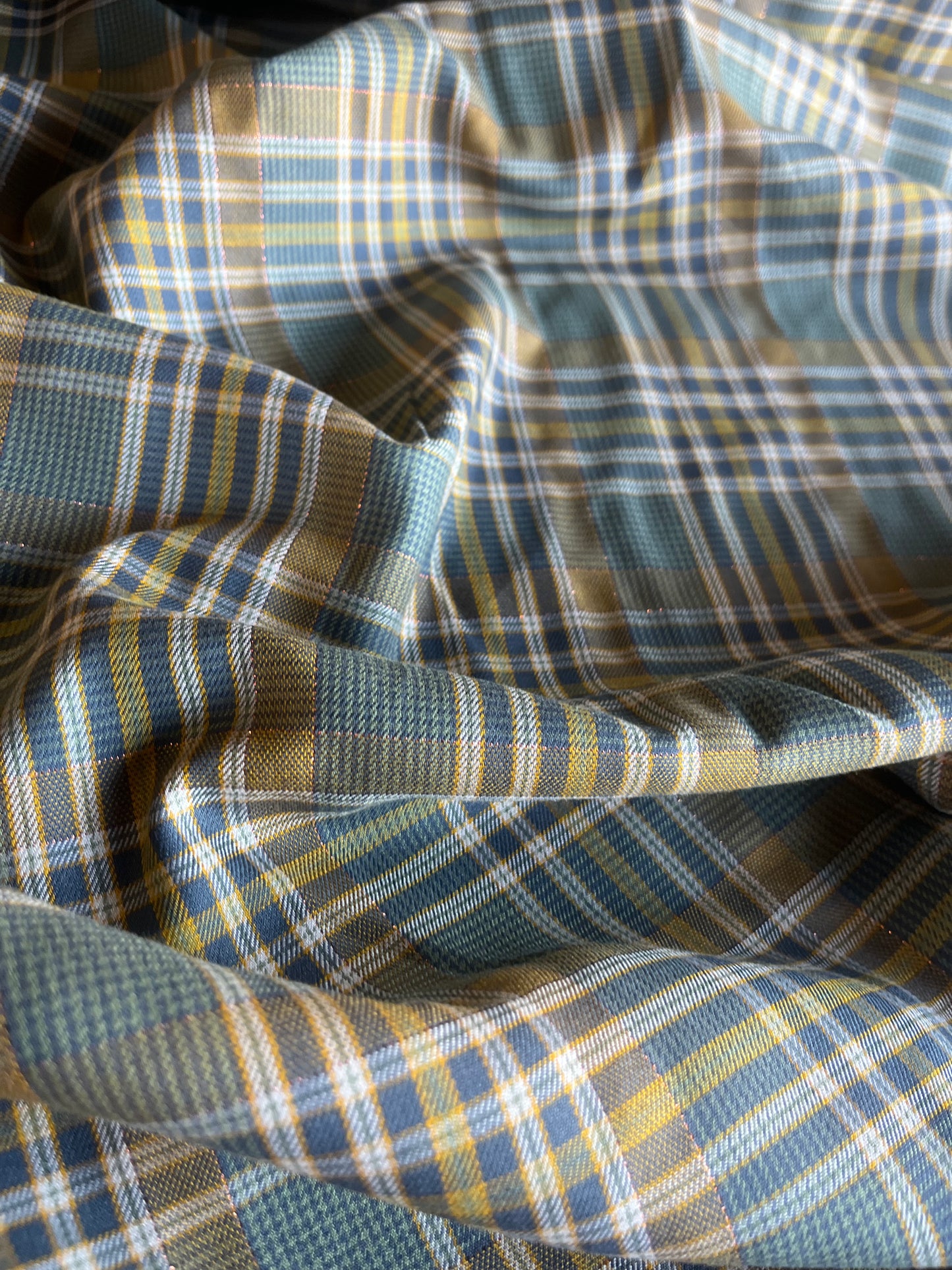 KAREN 009 cotton lurex check