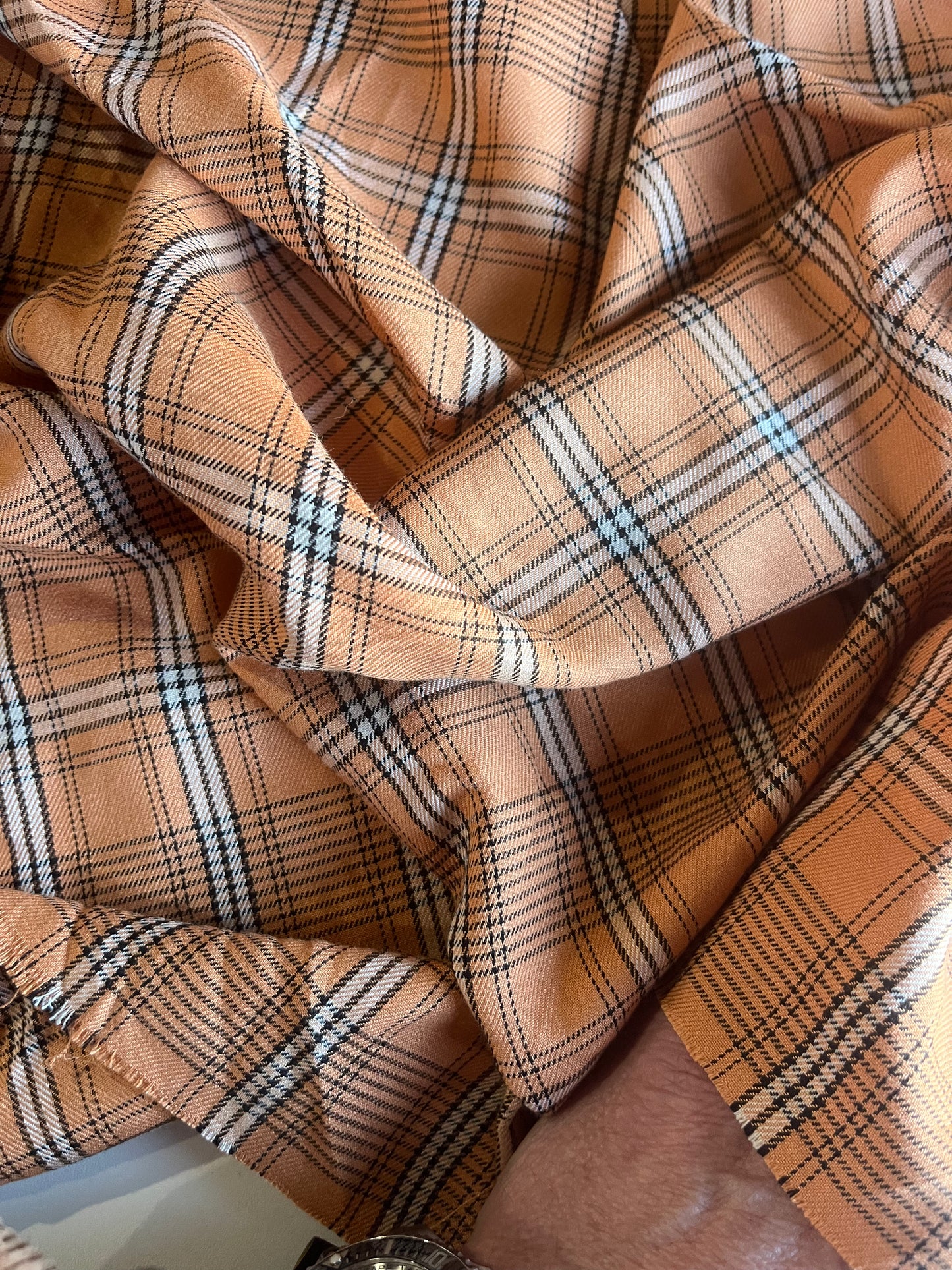 KAREN 010 cotton/viscose check