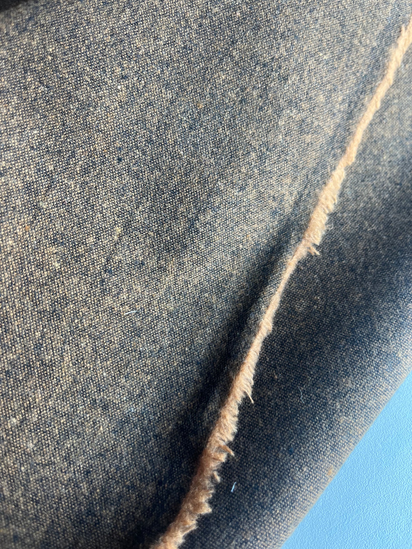 KAREN 011 cotton flannel brown/camel