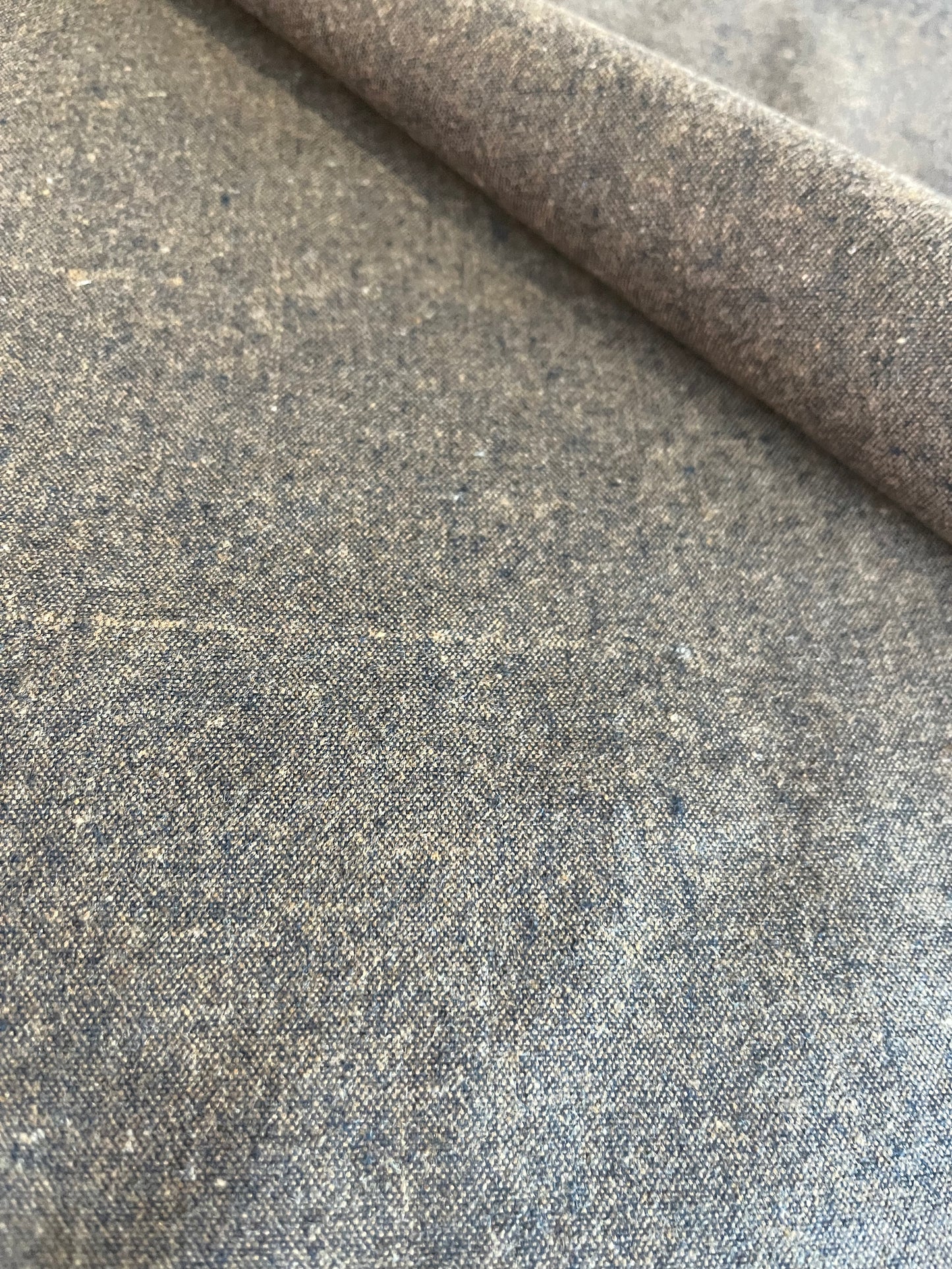 KAREN 011 cotton flannel brown/camel