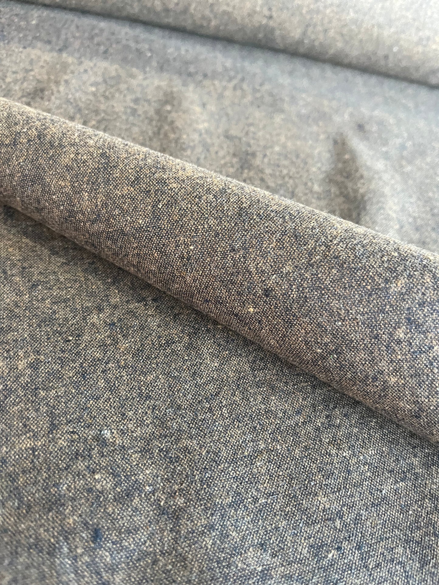 KAREN 011 cotton flannel brown/camel