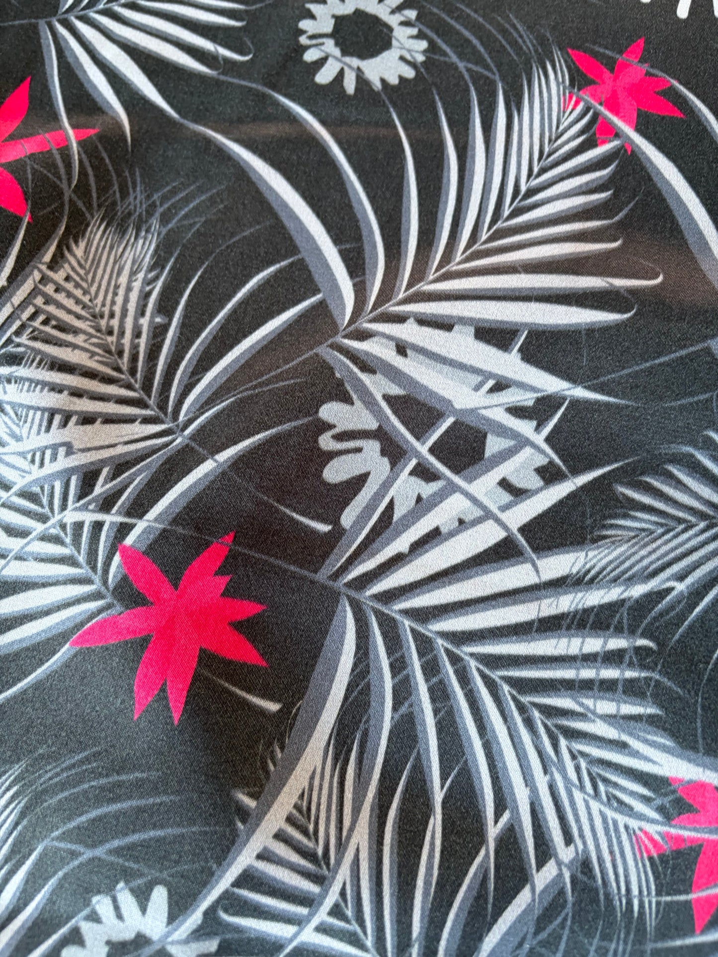 BOB 024 viscose satin flowerprint