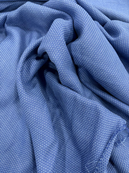 TASHA 022 cotton colourwoven shirting jacquard