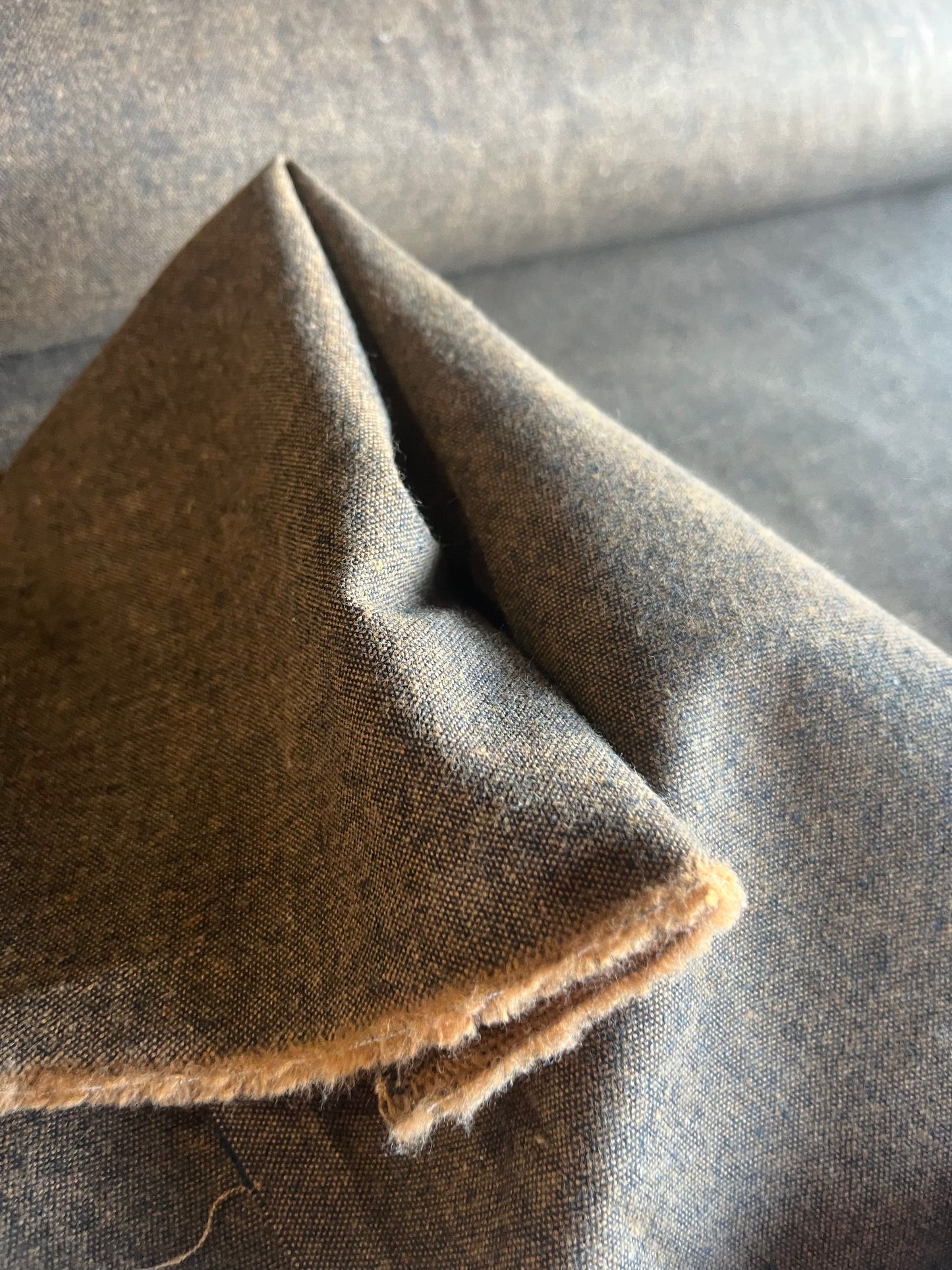 KAREN 011 cotton flannel brown/camel