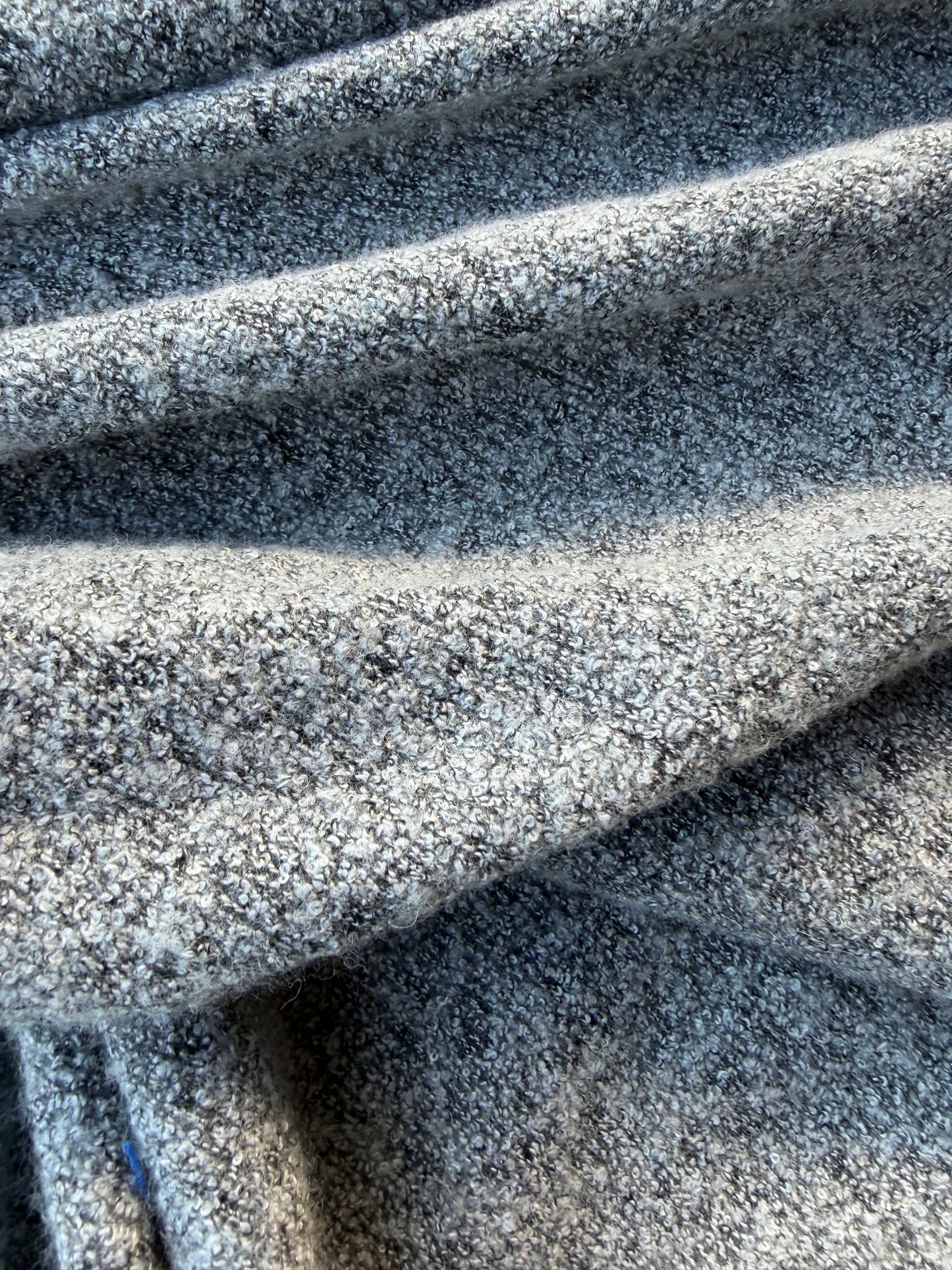 BURNS 002 grey mélange heavy wool jersey