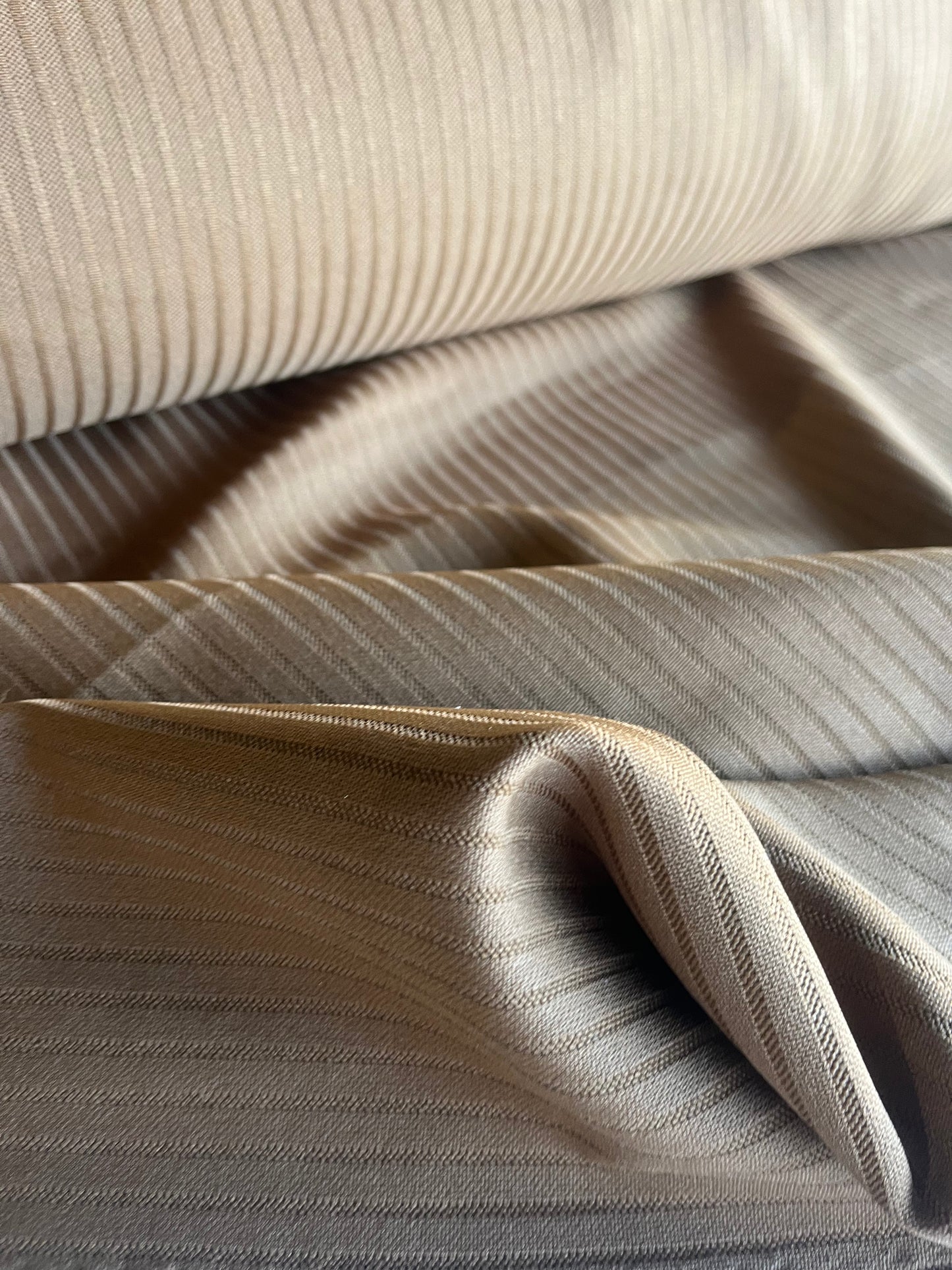 KAREN 012 brown rib poly viscose