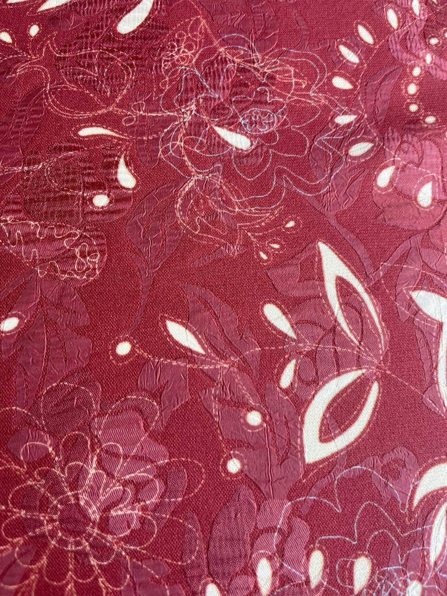 KAREN 013 stretch jacquard with print