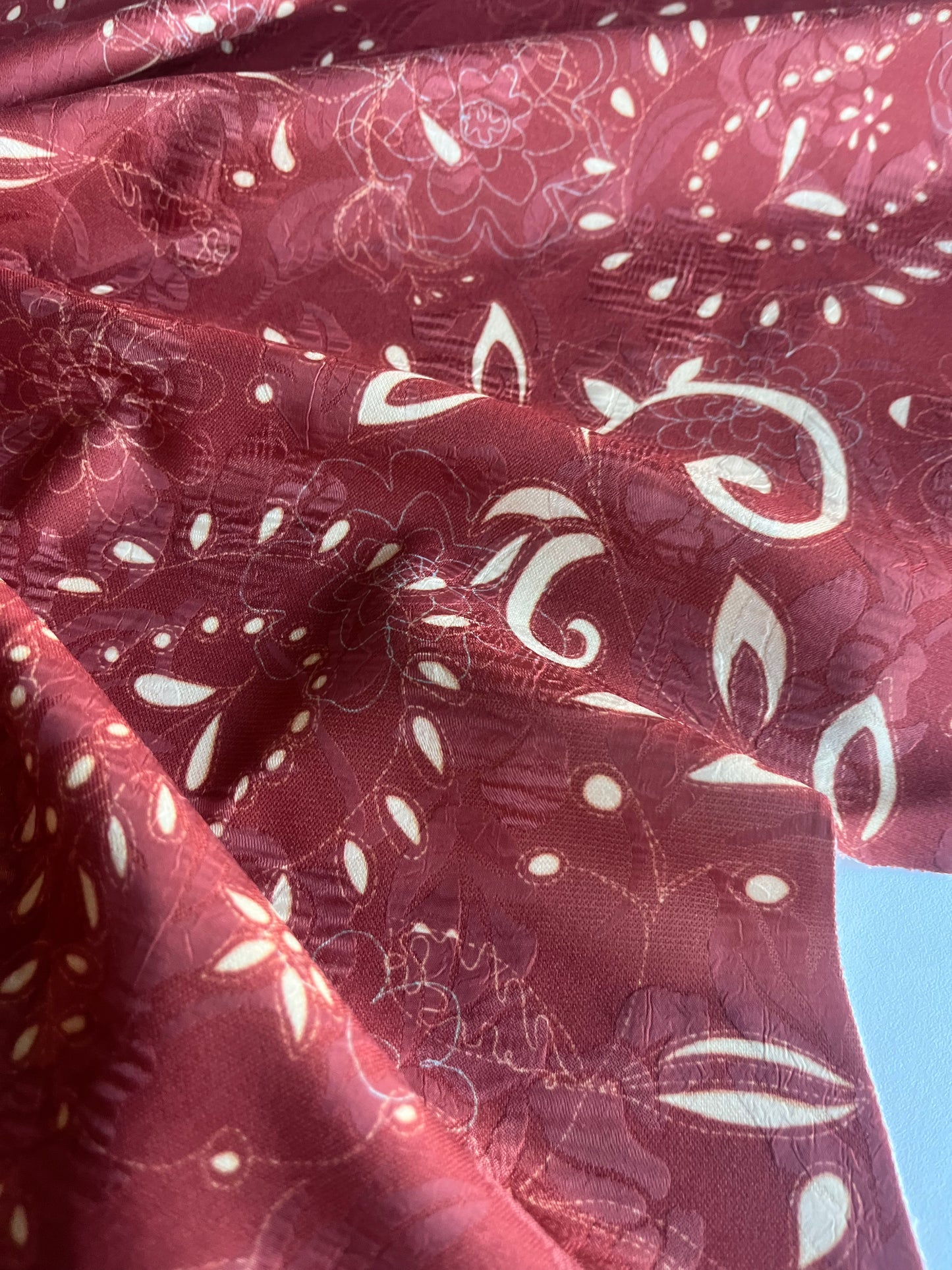 KAREN 013 stretch jacquard with print