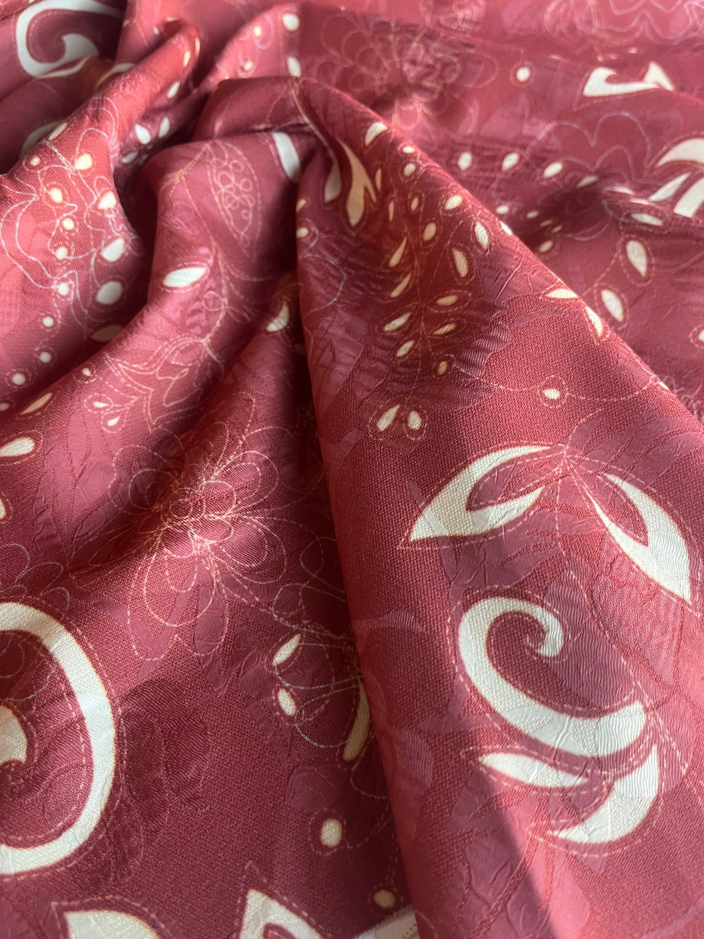 KAREN 013 stretch jacquard with print