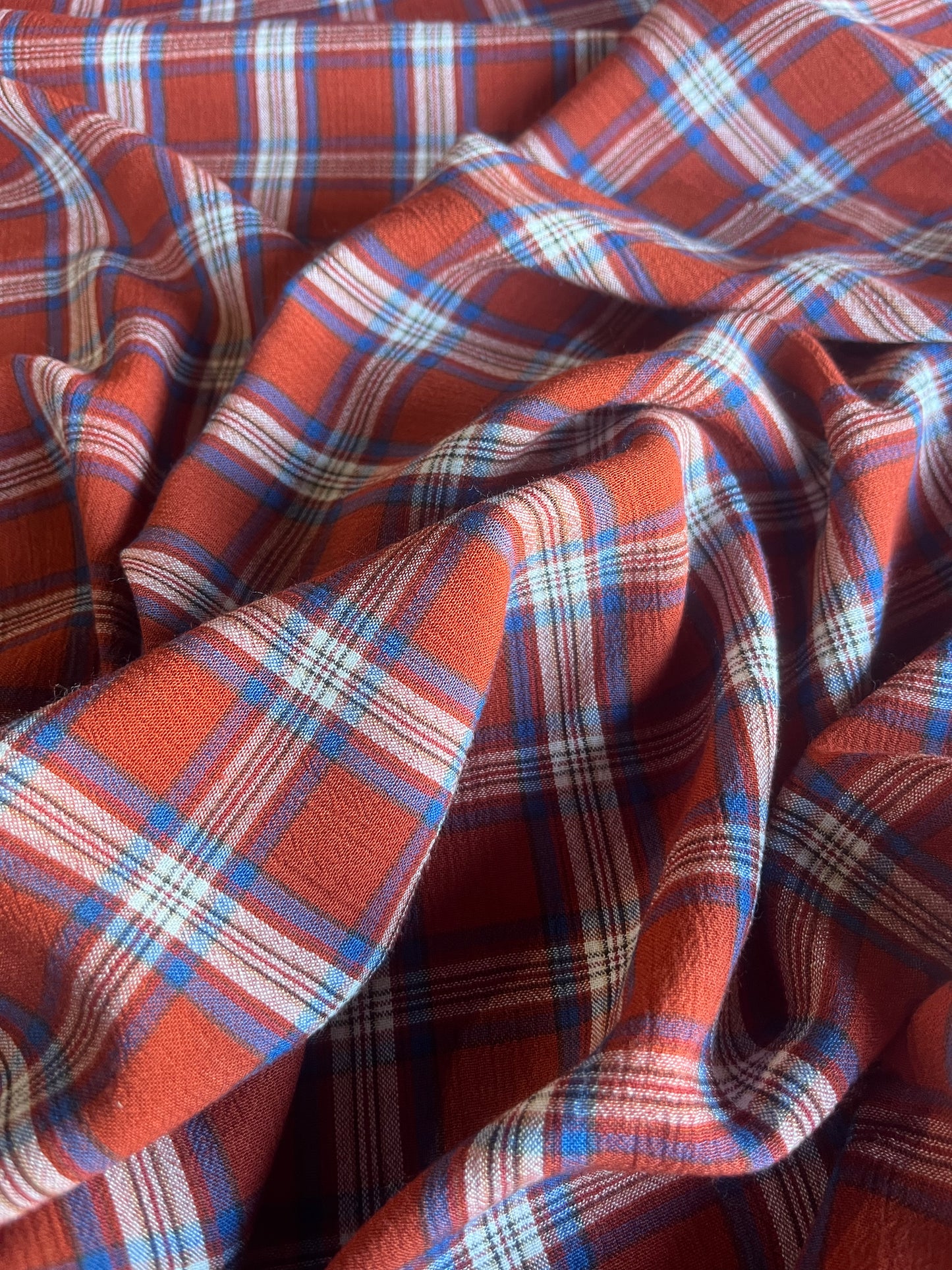 KAREN 014 cotton/viscose check