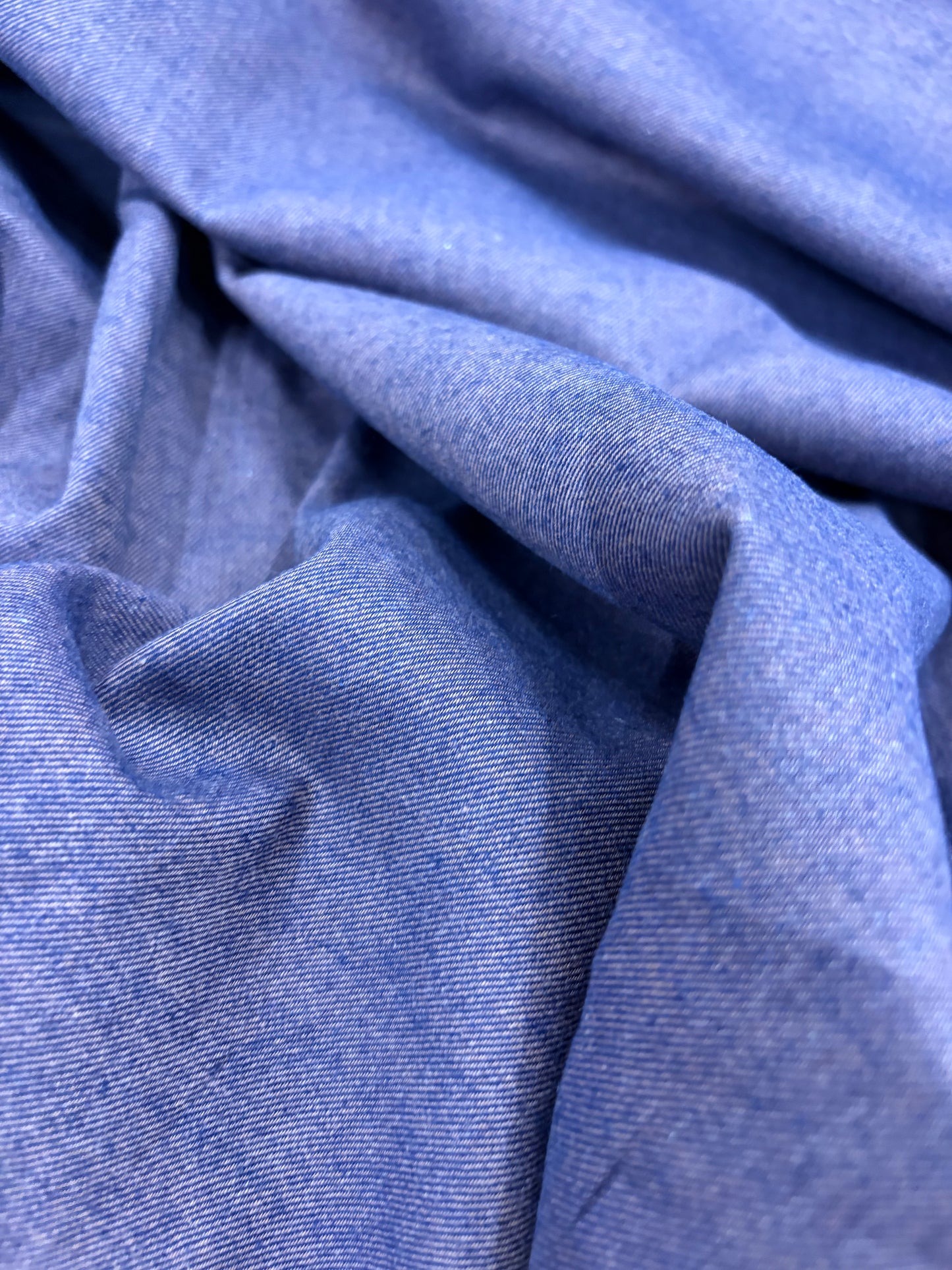 TASHA 026 salmon/navy cotton shirting twill