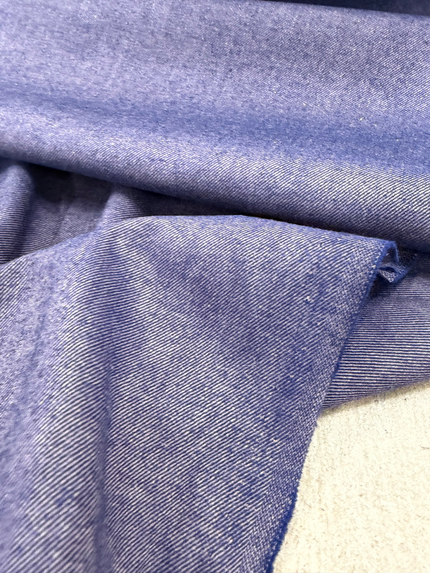 TASHA 026 salmon/navy cotton shirting twill